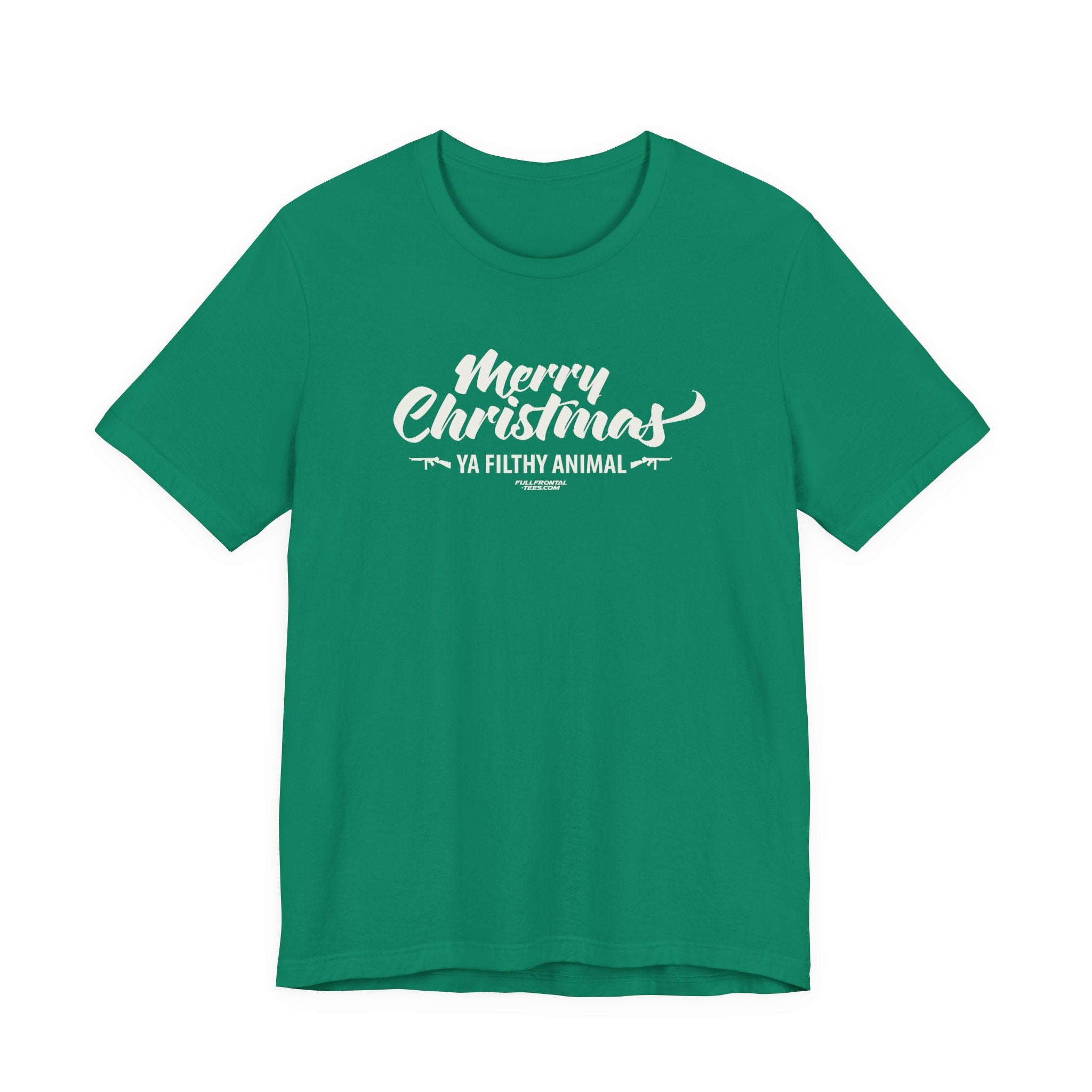 MERRY CHRISTMAS YA FILTHY ANIMAL FUNNY Jersey Short Sleeve T Shirt