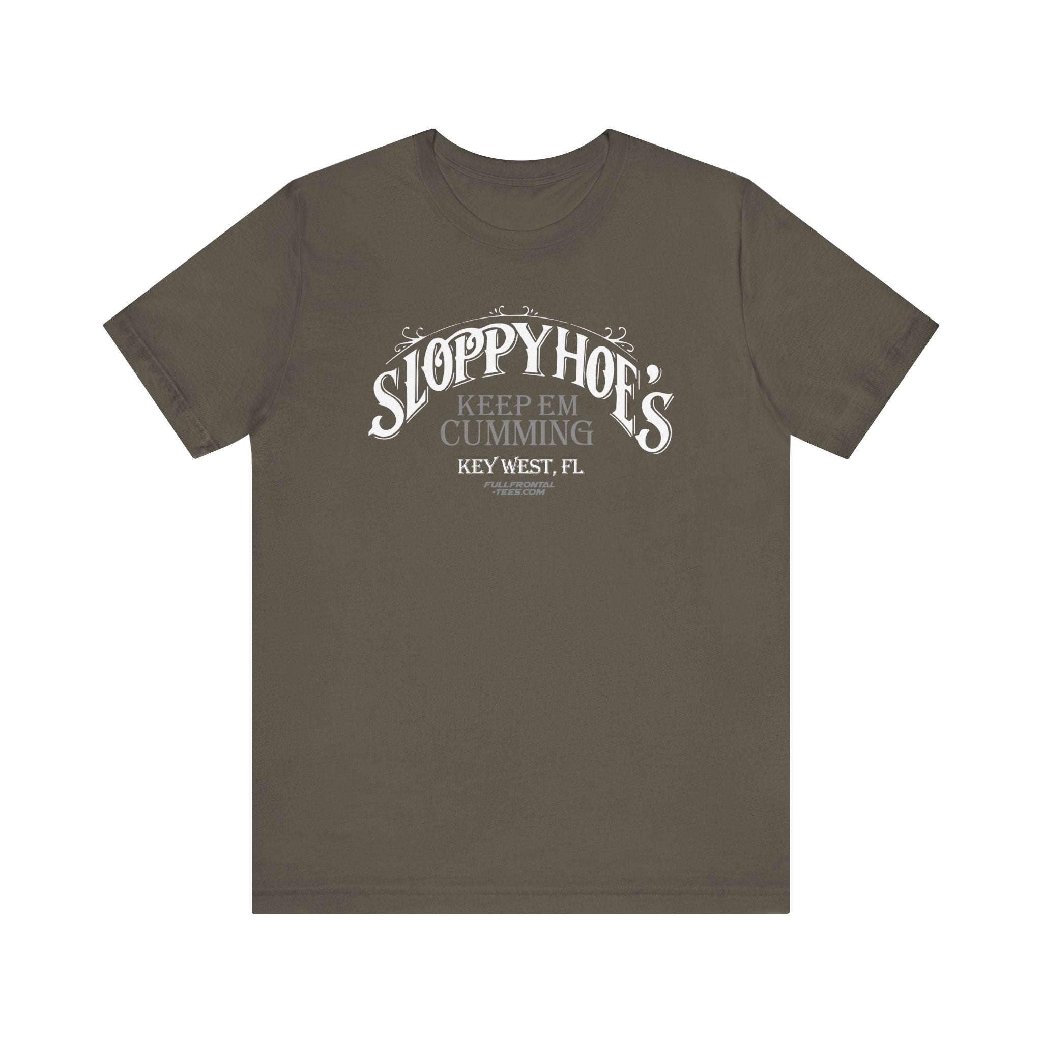 SLOPPY HOES Keep Em Cumming KEY WEST Jersey Short Sleeve T Shirt