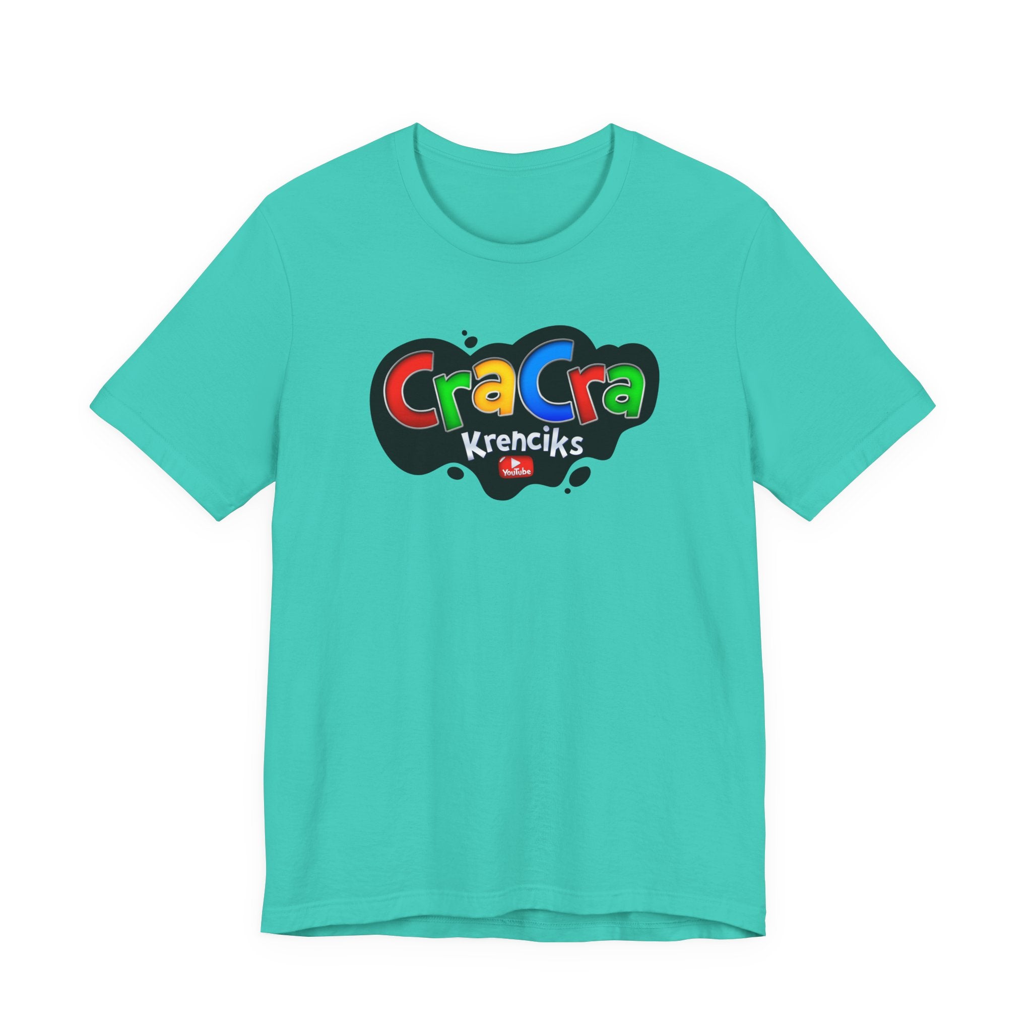 Cra Cra Krencik's YouTube Super Video Game logo T-Shirt Fun Colorful Retro Merch