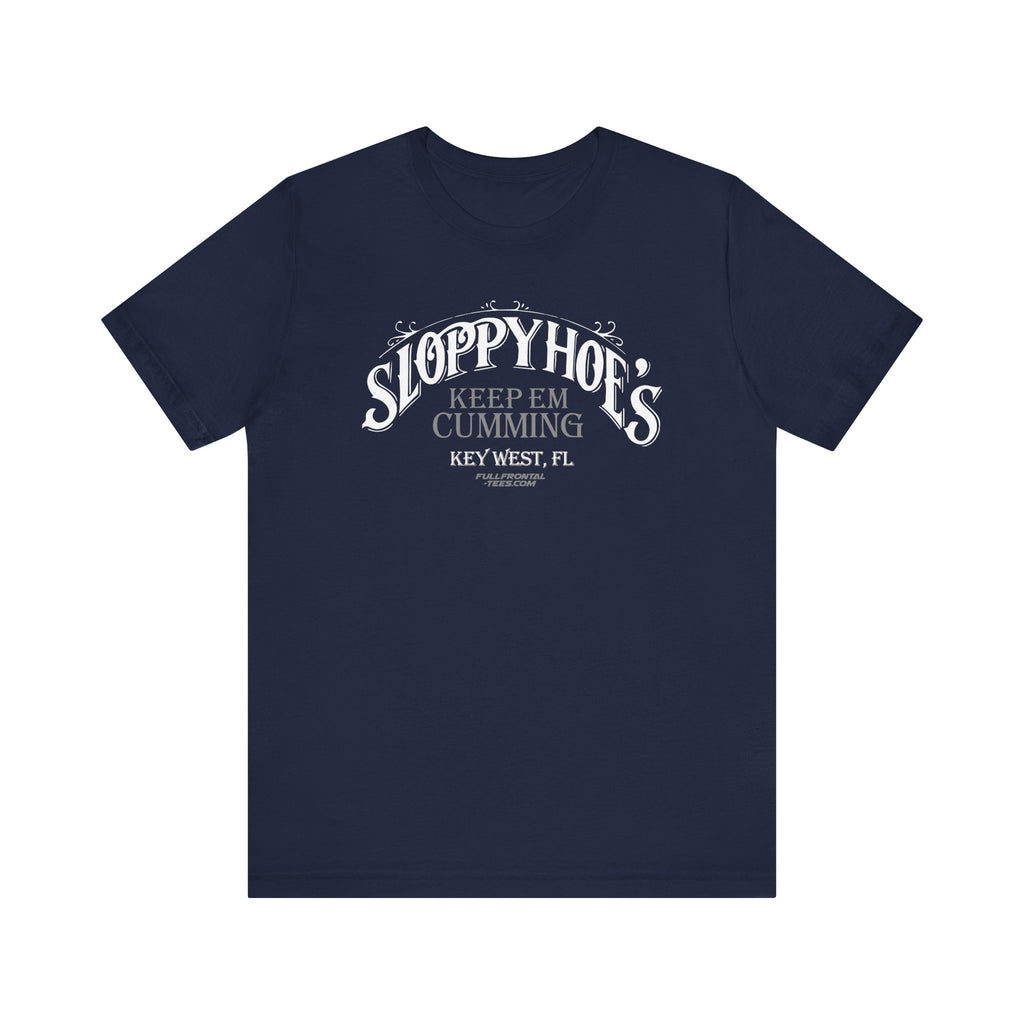 SLOPPY HOES Keep Em Cumming KEY WEST Jersey Short Sleeve T Shirt