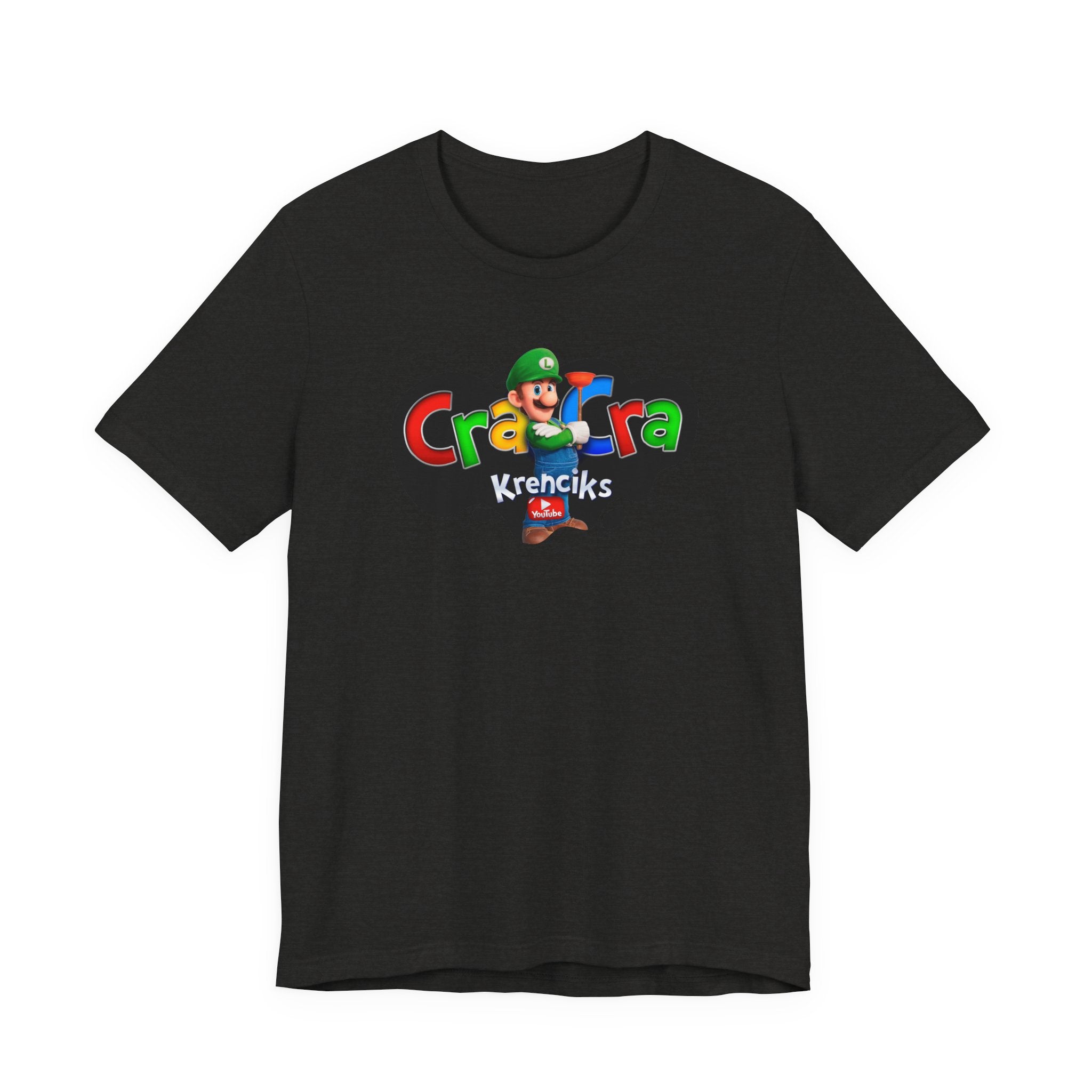 Cra Cra Krencik's Super Retro Gamer Luigi Movie Tee YouTube Merch Special Edition