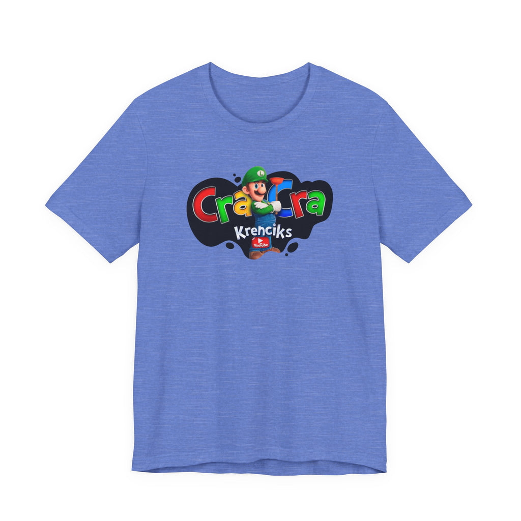 Cra Cra Krencik's Super Retro Gamer Luigi Movie Tee YouTube Merch Special Edition
