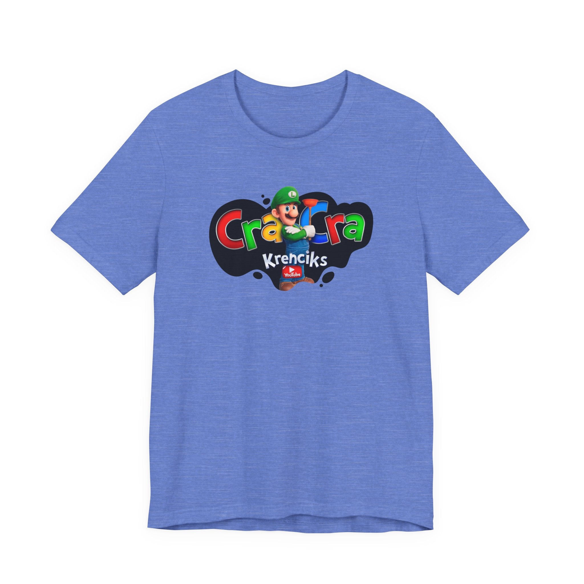 Cra Cra Krencik's Super Retro Gamer Luigi Movie Tee YouTube Merch Special Edition