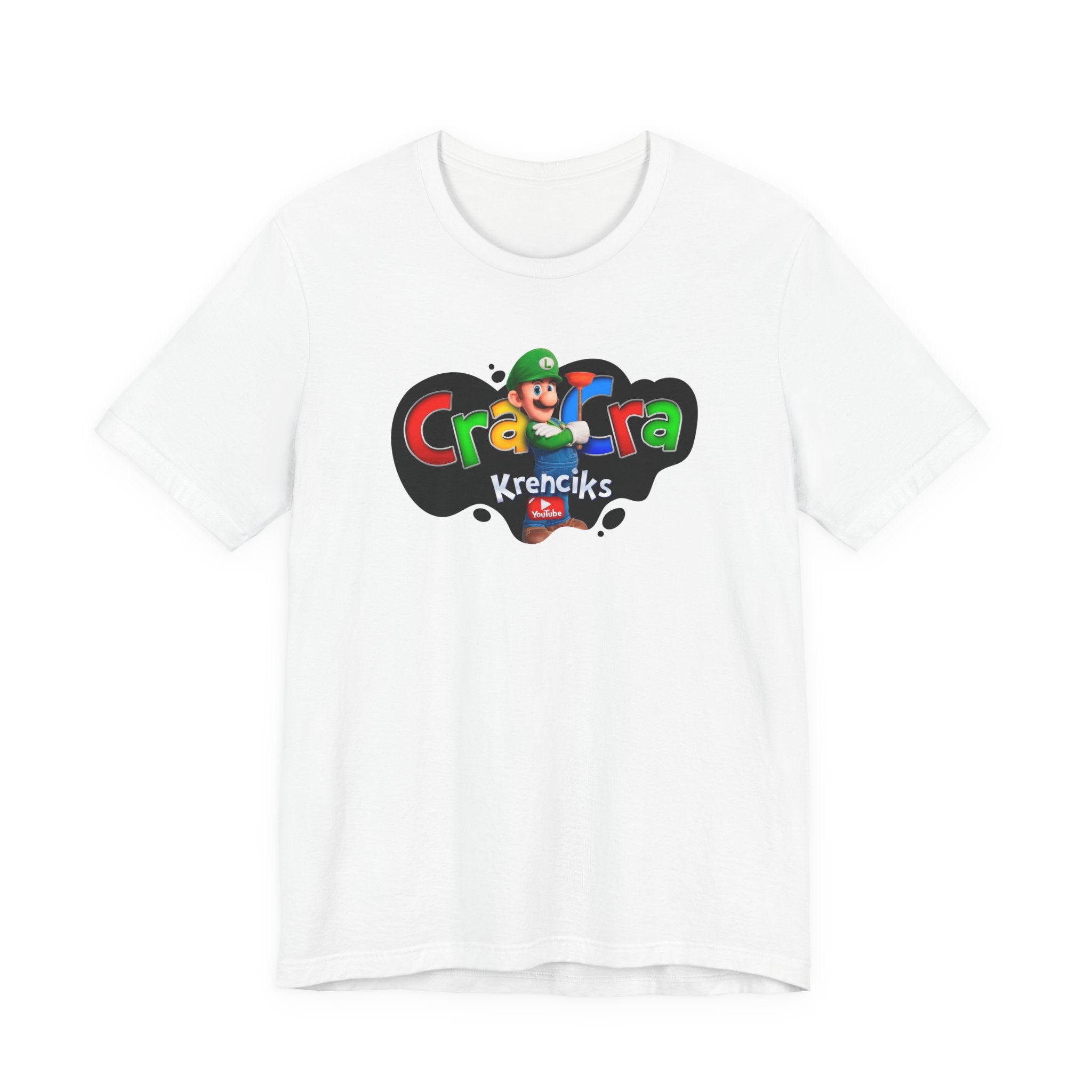Cra Cra Krencik's Super Retro Gamer Luigi Movie Tee YouTube Merch Special Edition