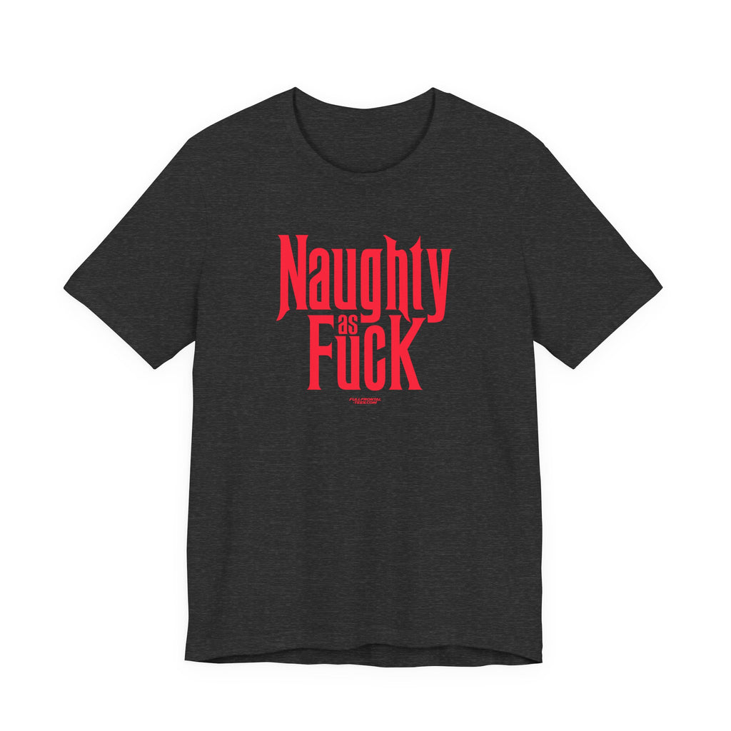 NAUGHTY AS FUCK FUNNY CHRISTMAS HOLIDAY Jersey Short Sleeve T Shirt