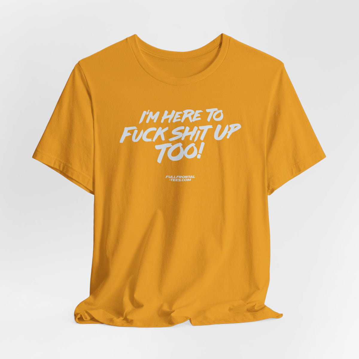 I'M HERE TO FUCK SHIT UP TOO KIDS FUNNY VULGAR T Shirt