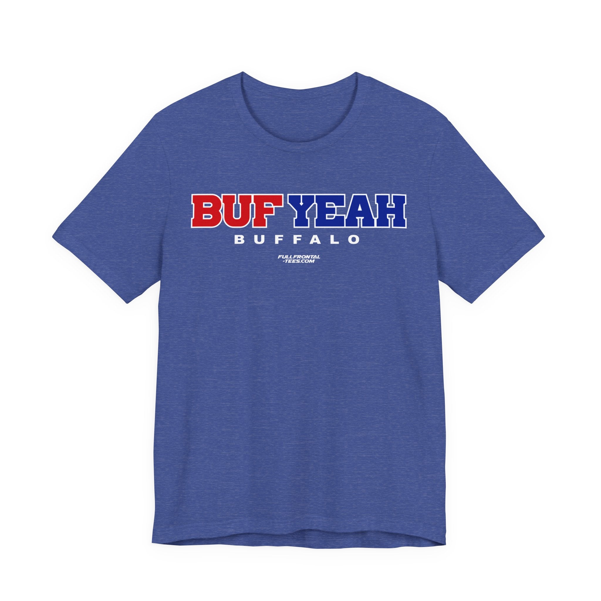 BUF YEAH Buffalo New York Football Jersey Short Sleeve T Shirt