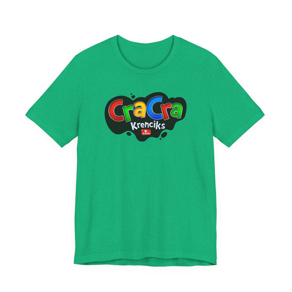 Cra Cra Krencik's YouTube Super Video Game logo T-Shirt Fun Colorful Retro Merch