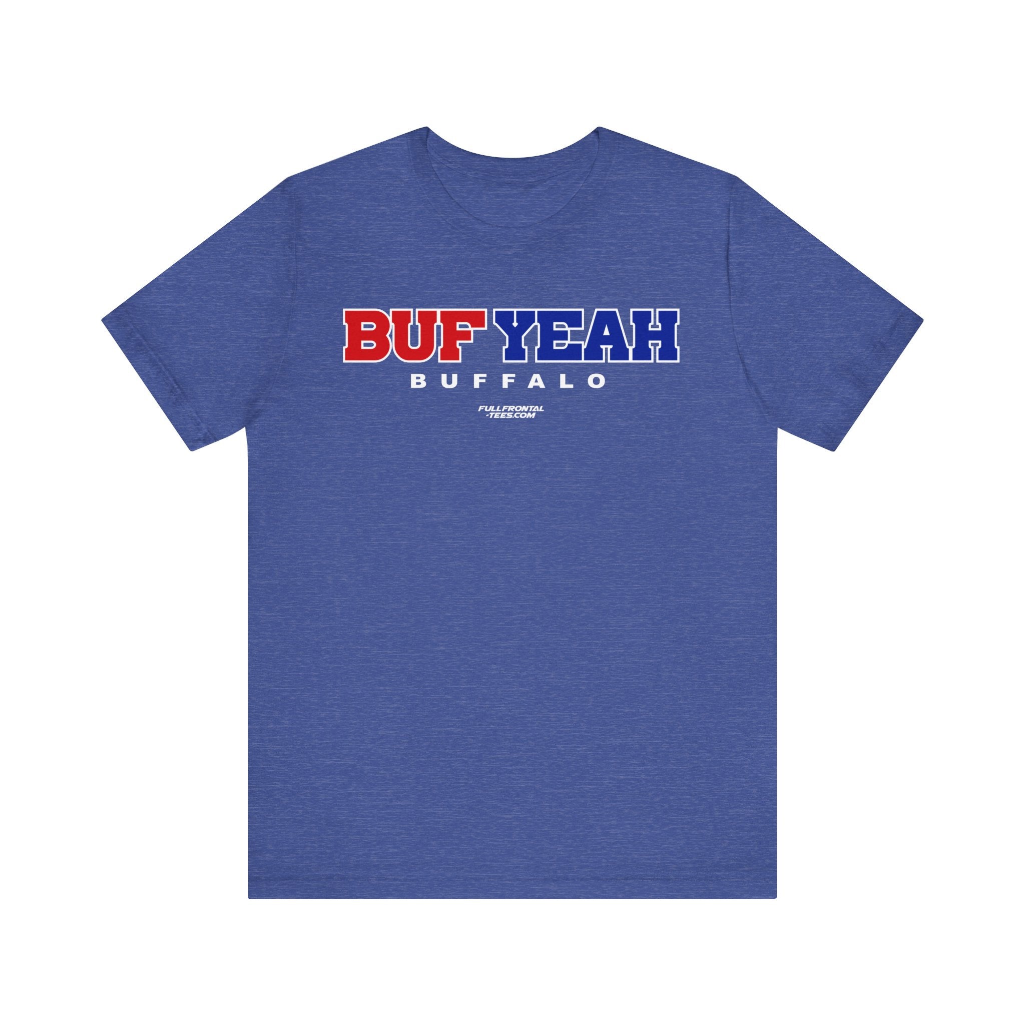 BUF YEAH Buffalo New York Football Jersey Short Sleeve T Shirt