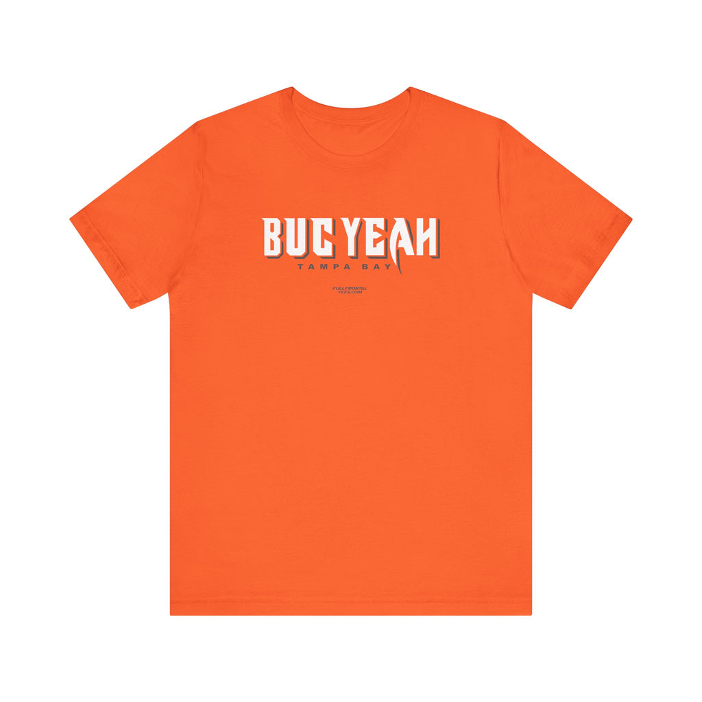BUC YEAH Tampa Bay Florida Football Jersey Short Sleeve T Shirt