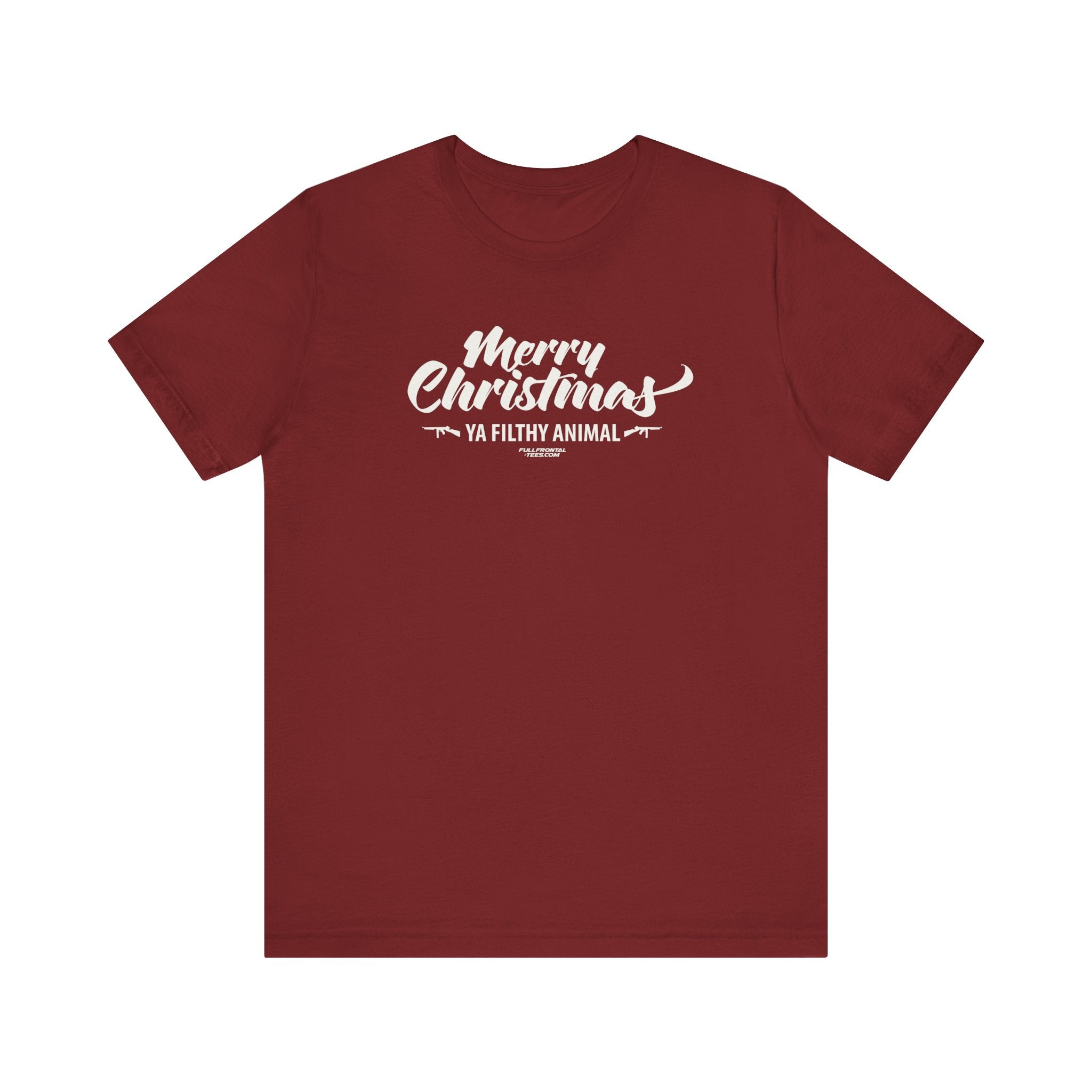 MERRY CHRISTMAS YA FILTHY ANIMAL FUNNY Jersey Short Sleeve T Shirt