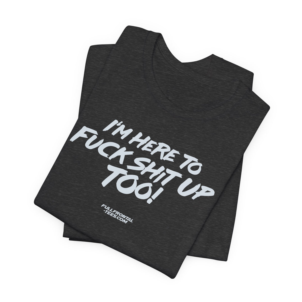 I'M HERE TO FUCK SHIT UP TOO KIDS FUNNY VULGAR T Shirt