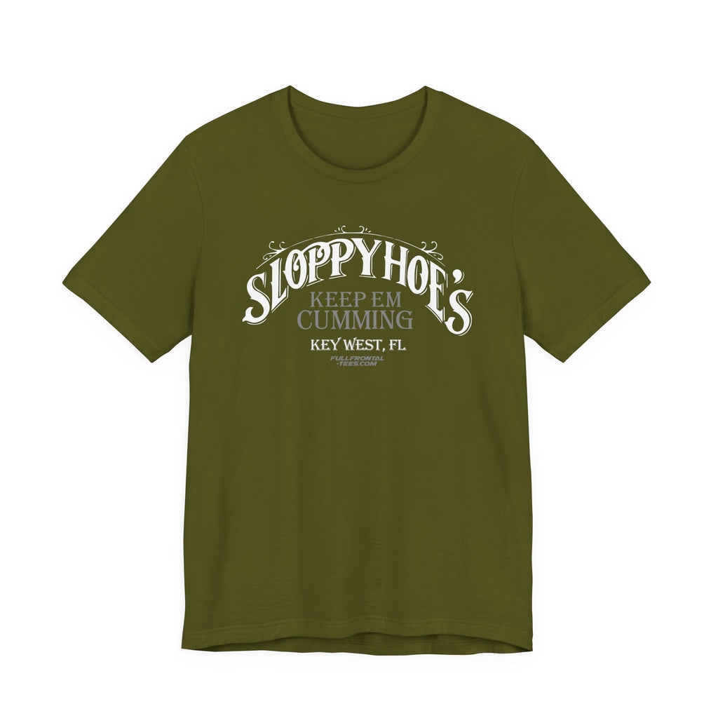 SLOPPY HOES Keep Em Cumming KEY WEST Jersey Short Sleeve T Shirt