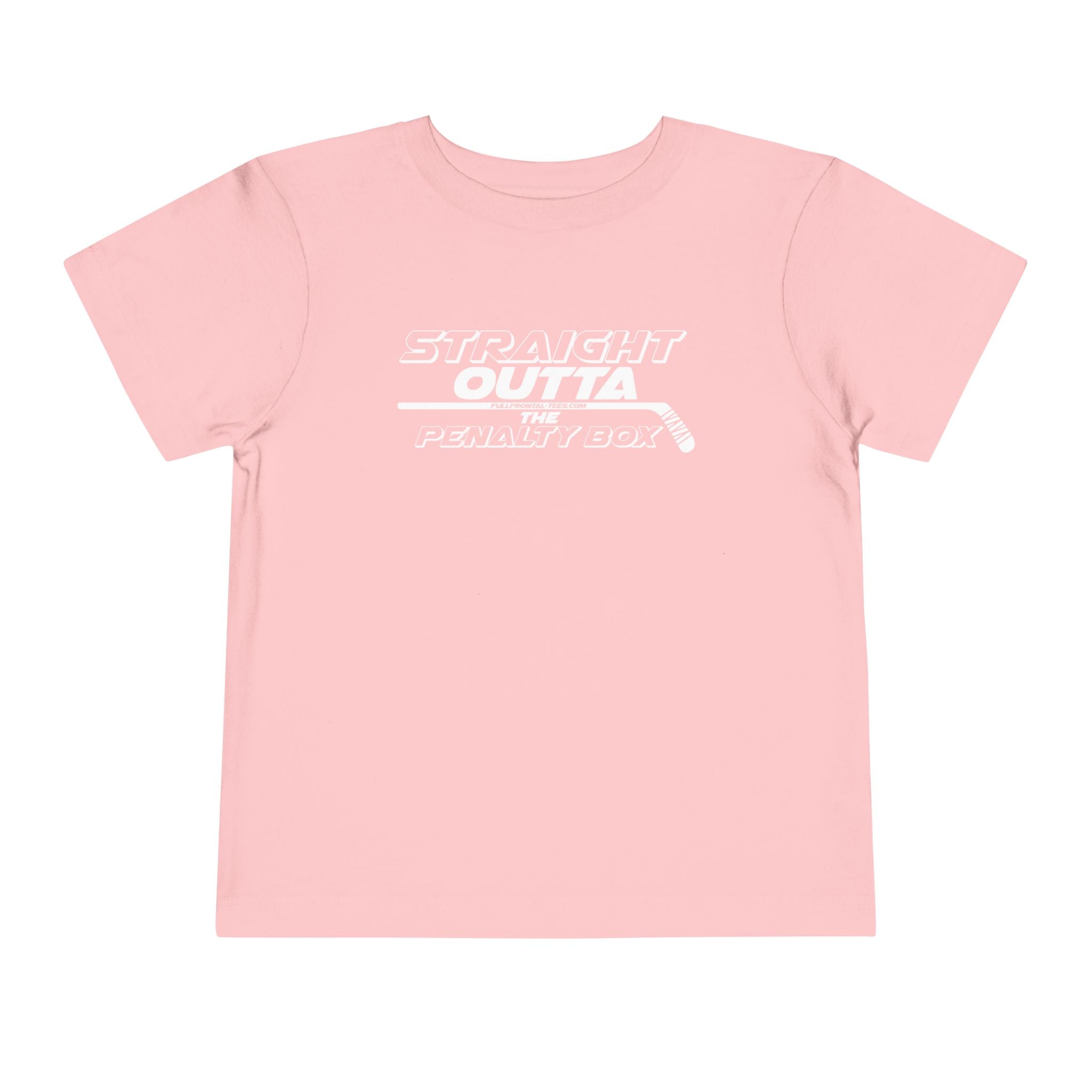 Straight Outta the Penalty Box Toddler Funny Hockey Tee Short Sleeve Shirt