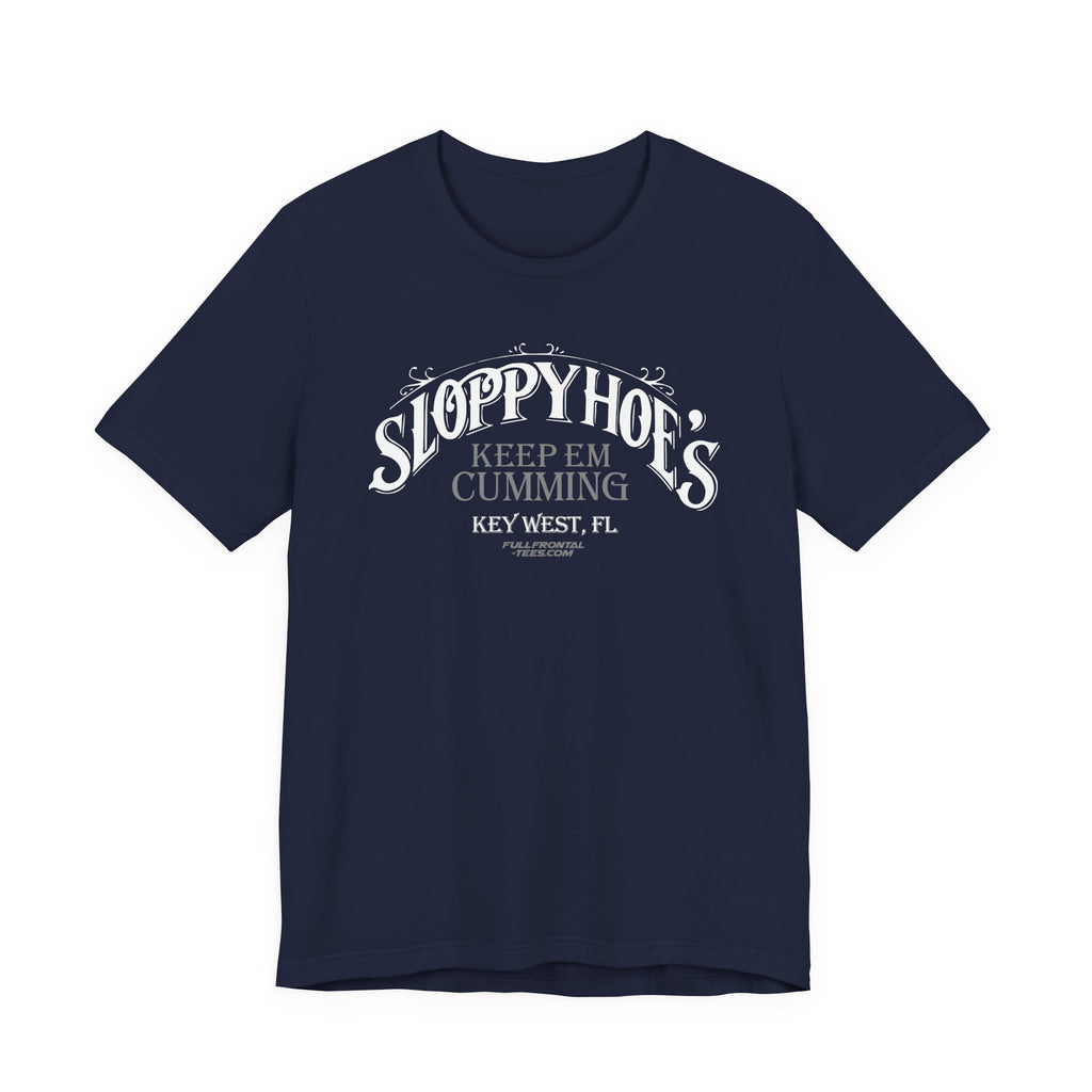 SLOPPY HOES Keep Em Cumming KEY WEST Jersey Short Sleeve T Shirt