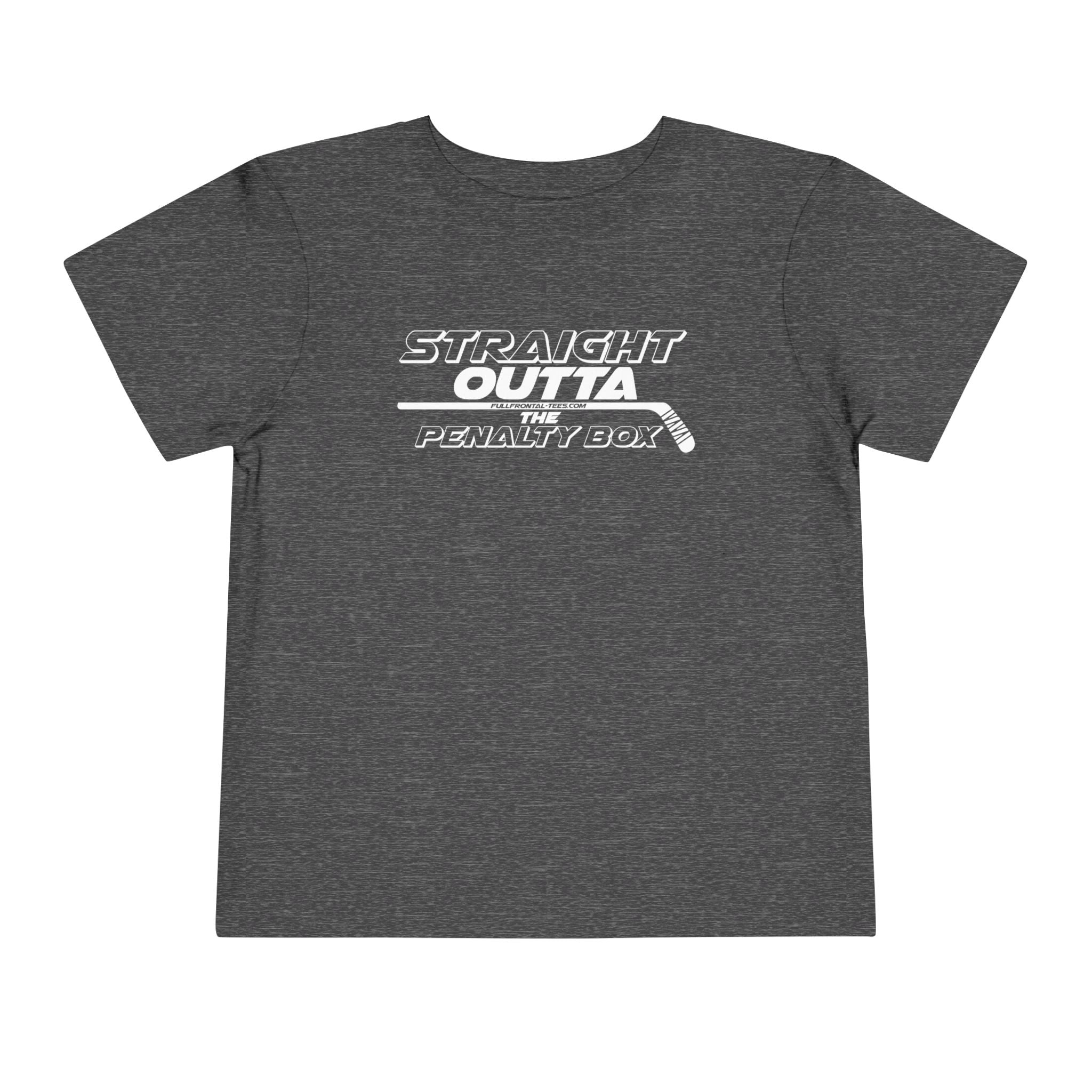Straight Outta the Penalty Box Toddler Funny Hockey Tee Short Sleeve Shirt