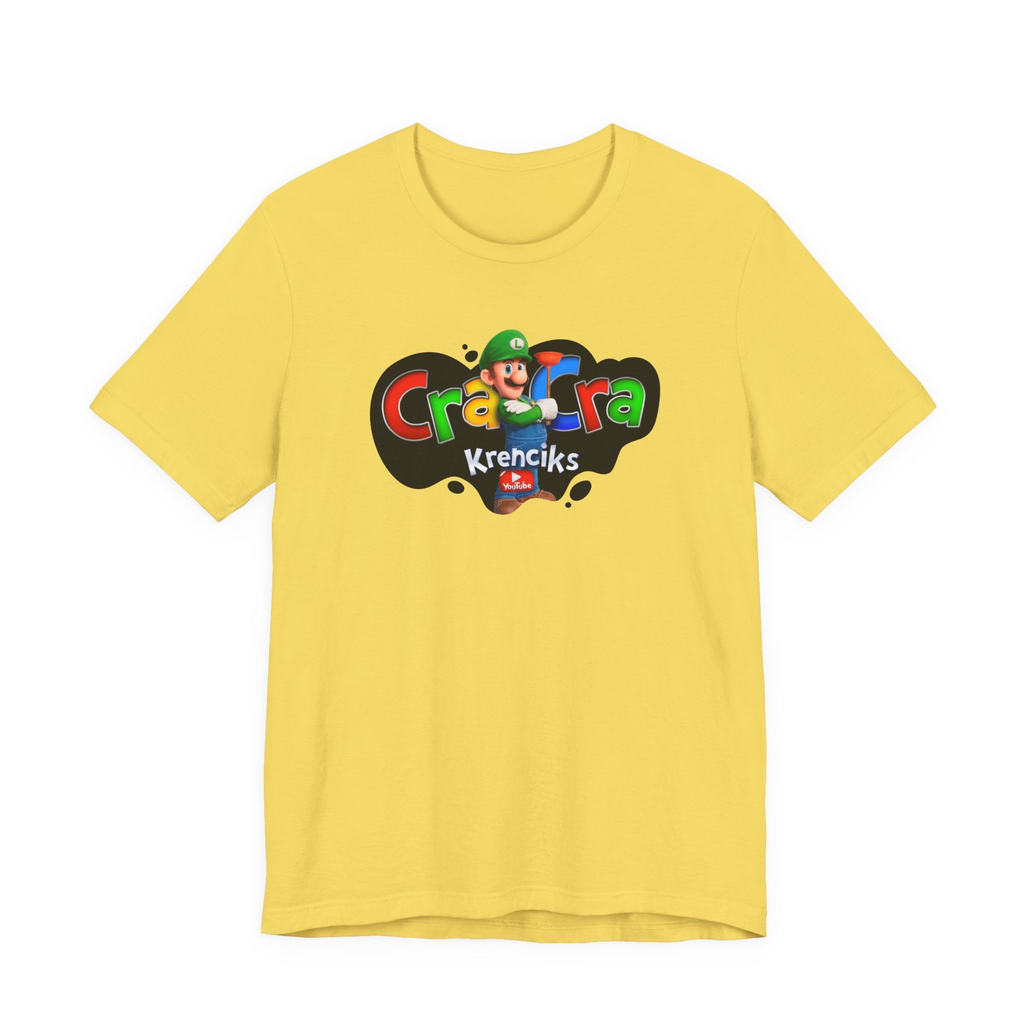 Cra Cra Krencik's Super Retro Gamer Luigi Movie Tee YouTube Merch Special Edition