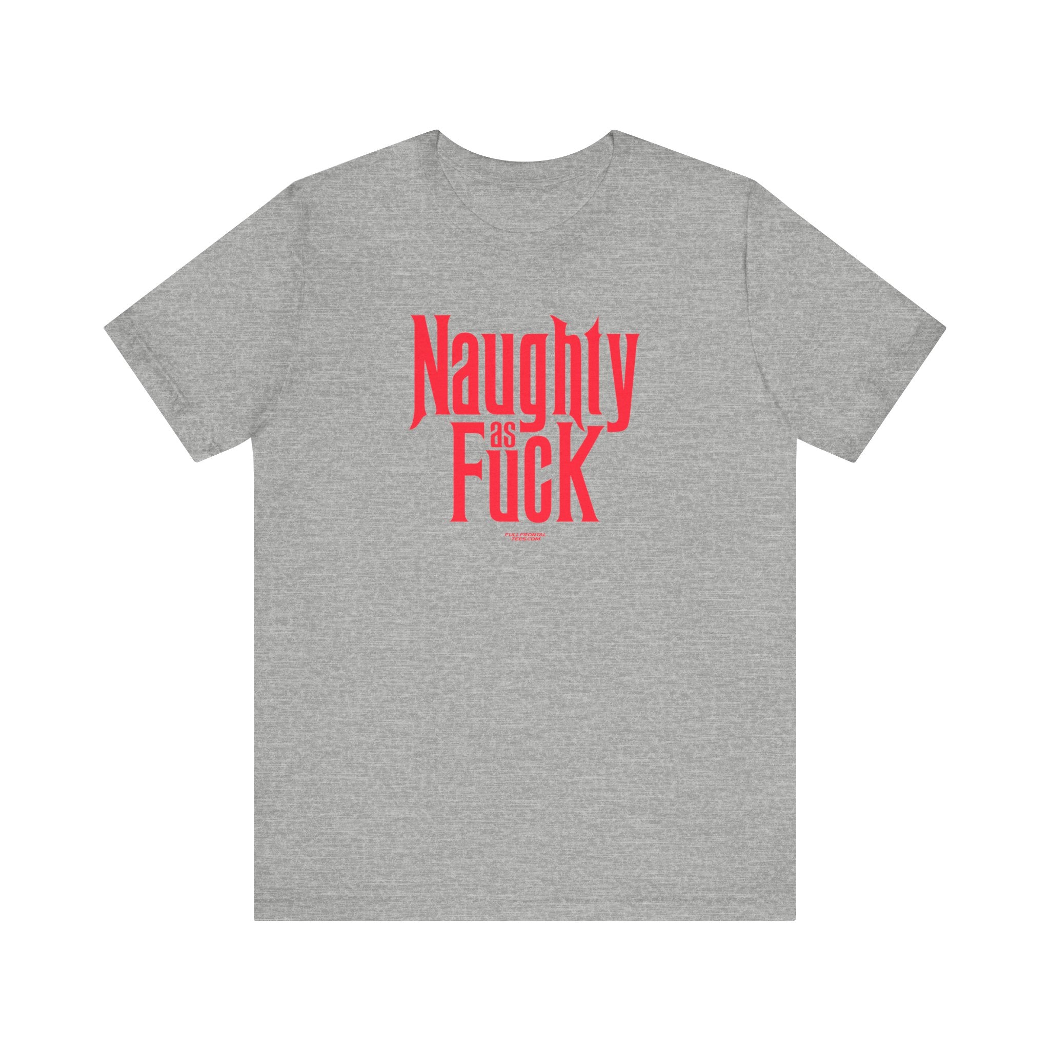 NAUGHTY AS FUCK FUNNY CHRISTMAS HOLIDAY Jersey Short Sleeve T Shirt