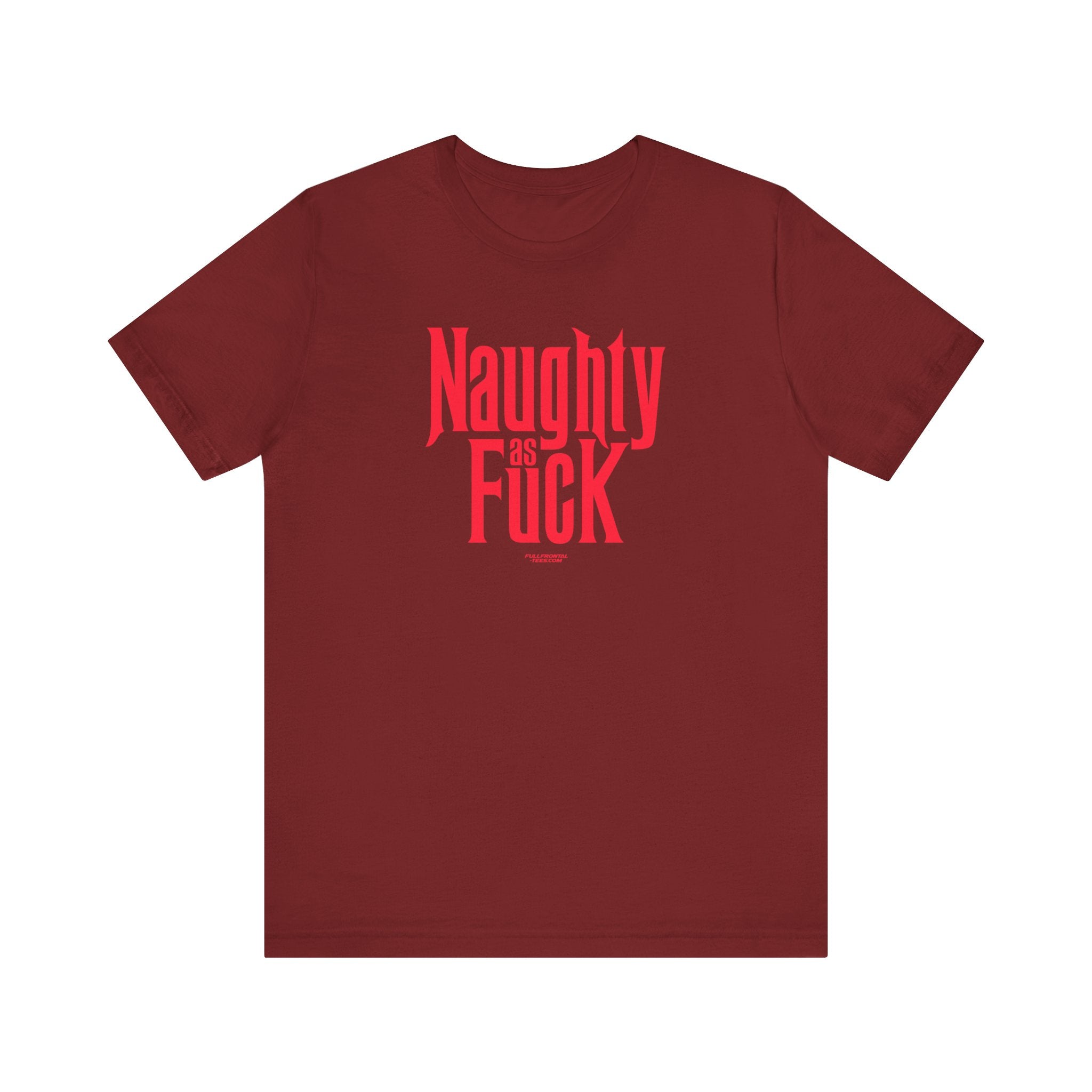 NAUGHTY AS FUCK FUNNY CHRISTMAS HOLIDAY Jersey Short Sleeve T Shirt