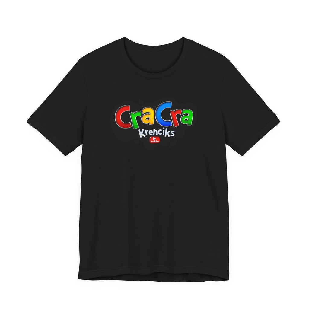 Cra Cra Krencik's YouTube Super Video Game logo T-Shirt Fun Colorful Retro Merch
