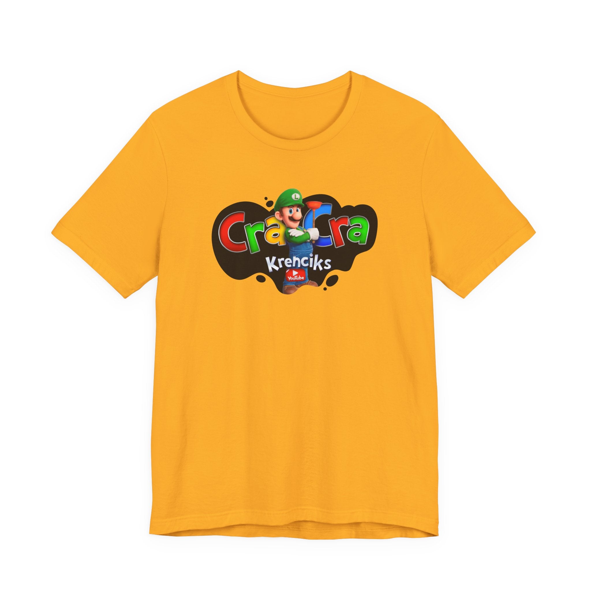 Cra Cra Krencik's Super Retro Gamer Luigi Movie Tee YouTube Merch Special Edition