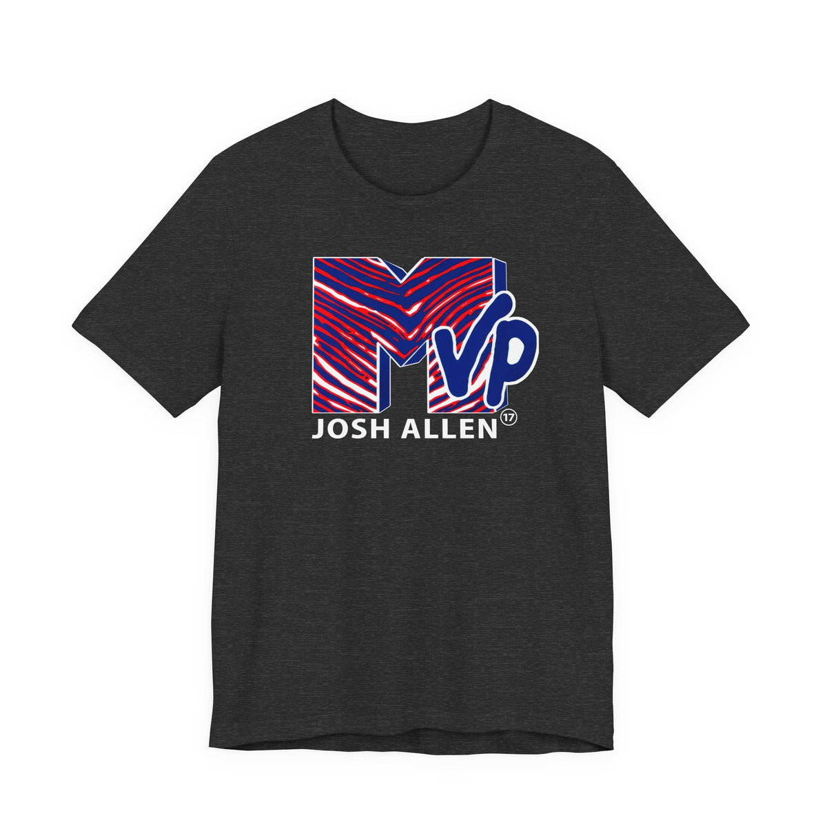 MVP Josh Allen MTV Buffalo Funny Mafia T-Shirt Sports Humor Buffalo Bills Fan Tee