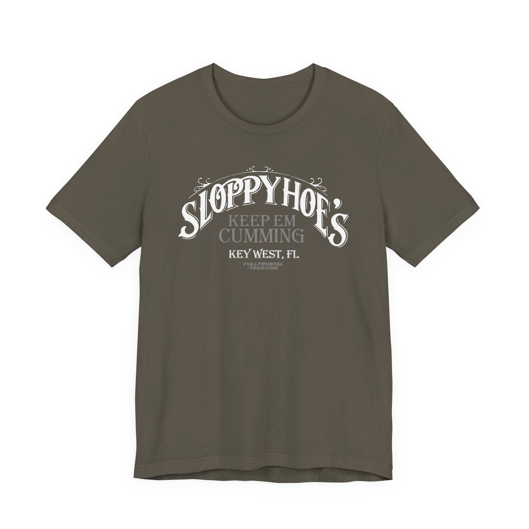 SLOPPY HOES Keep Em Cumming KEY WEST Jersey Short Sleeve T Shirt