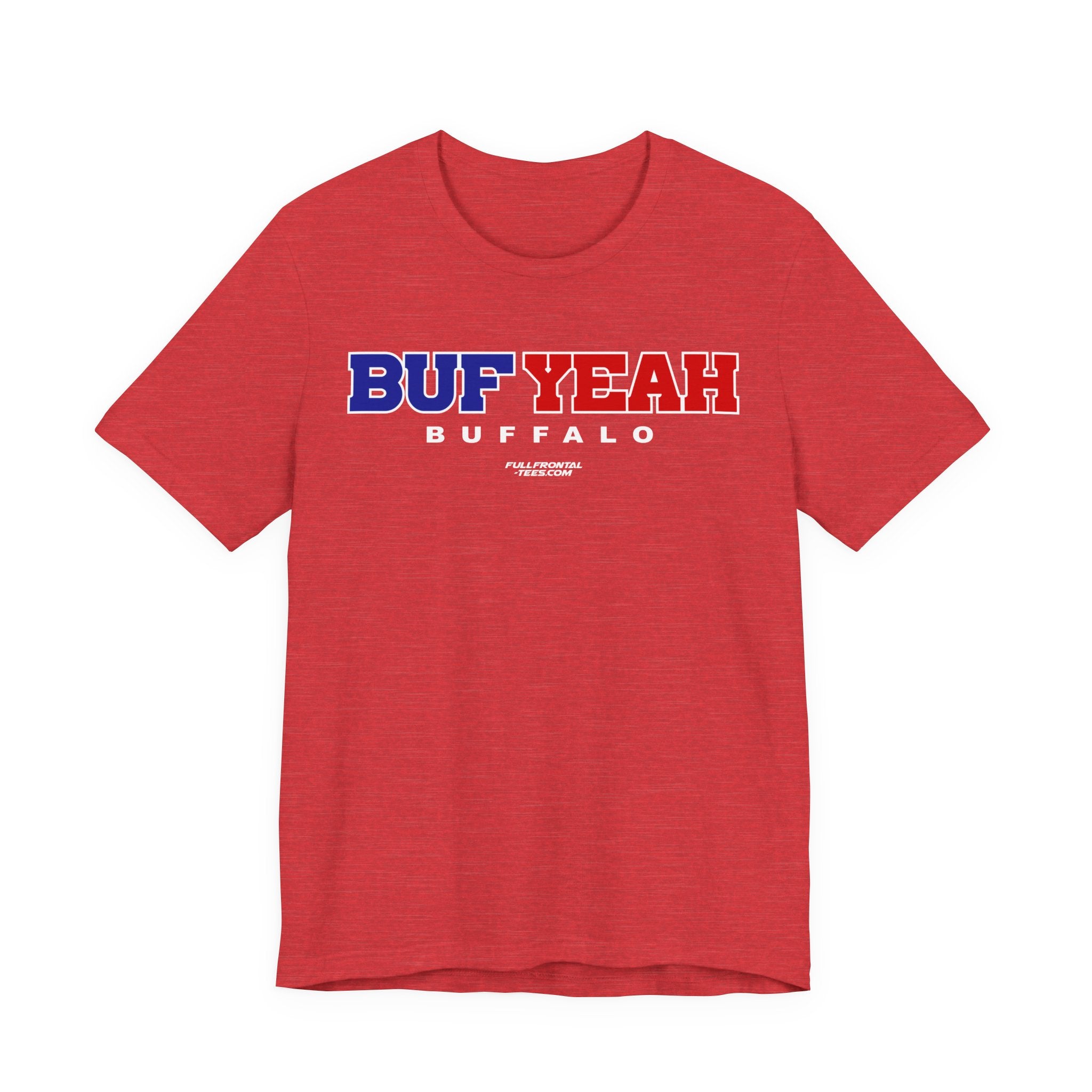 BUF YEAH Buffalo New York Football Jersey Short Sleeve T Shirt