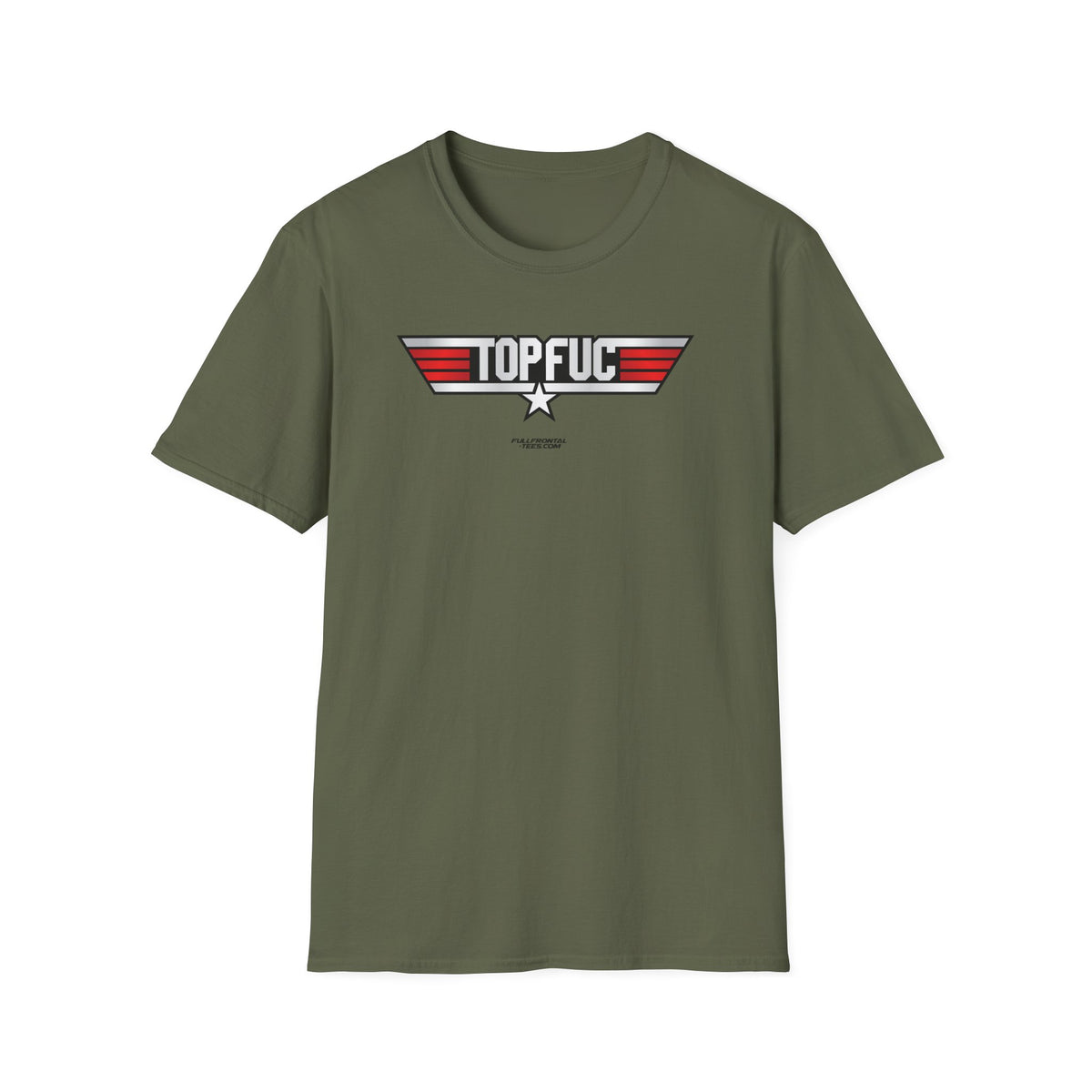 TOP FUC Funny Patriotic TOP GUN Movie Unisex Softstyle T-Shirt