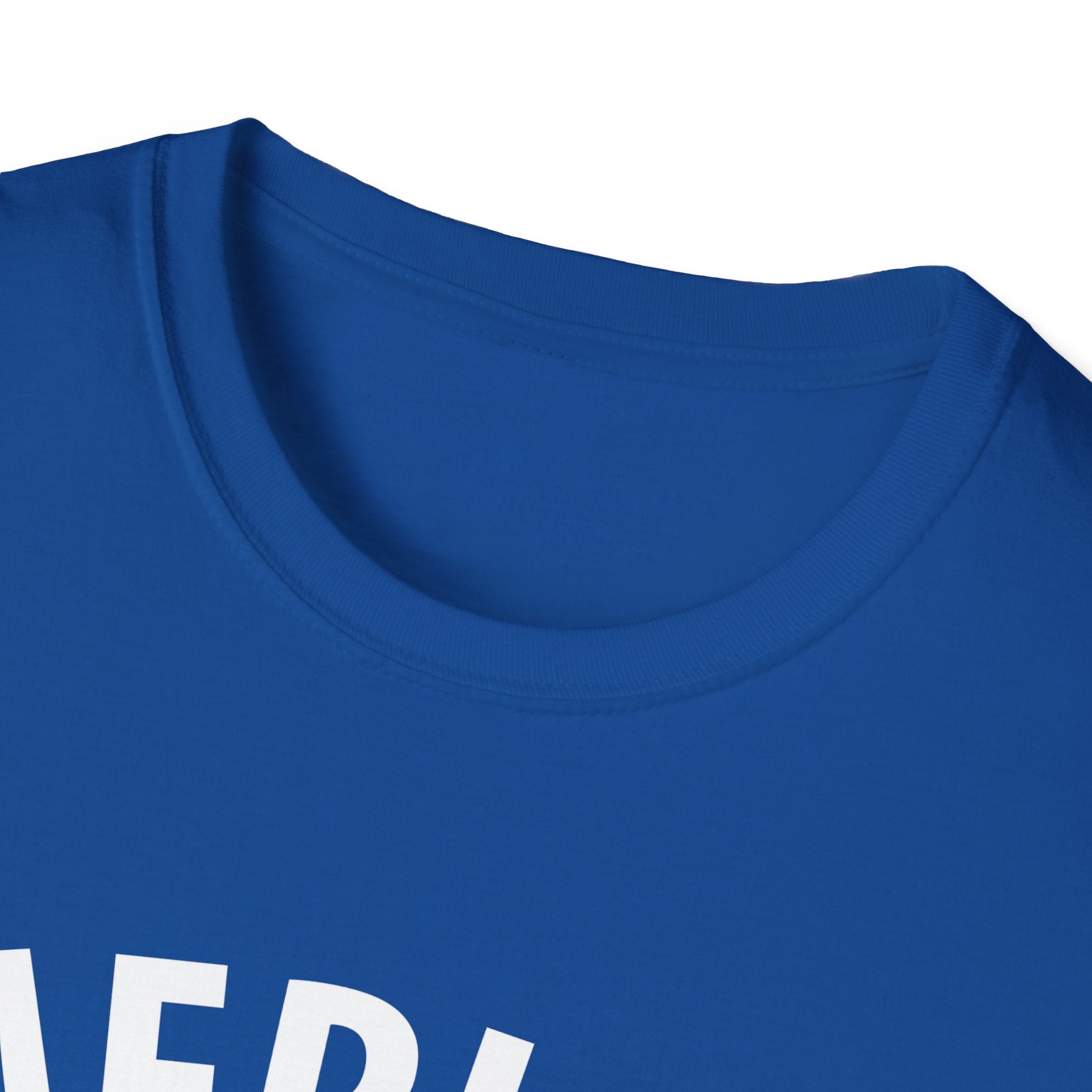 AMERICAN and PROUD USA 4th July Patriotic Rock Design Unisex Softstyle T-Shirt