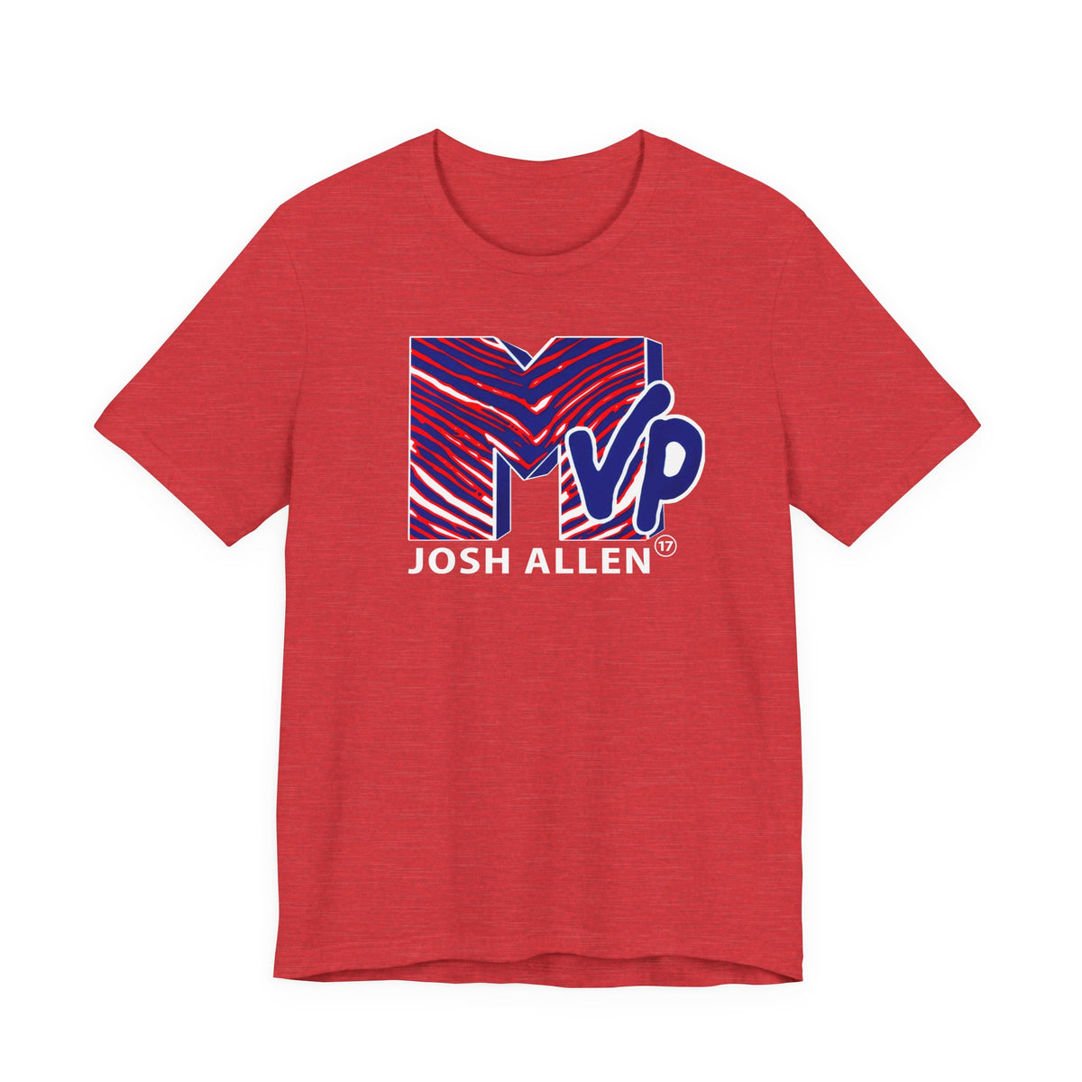 MVP Josh Allen MTV Buffalo Funny Mafia T-Shirt Sports Humor Buffalo Bills Fan Tee