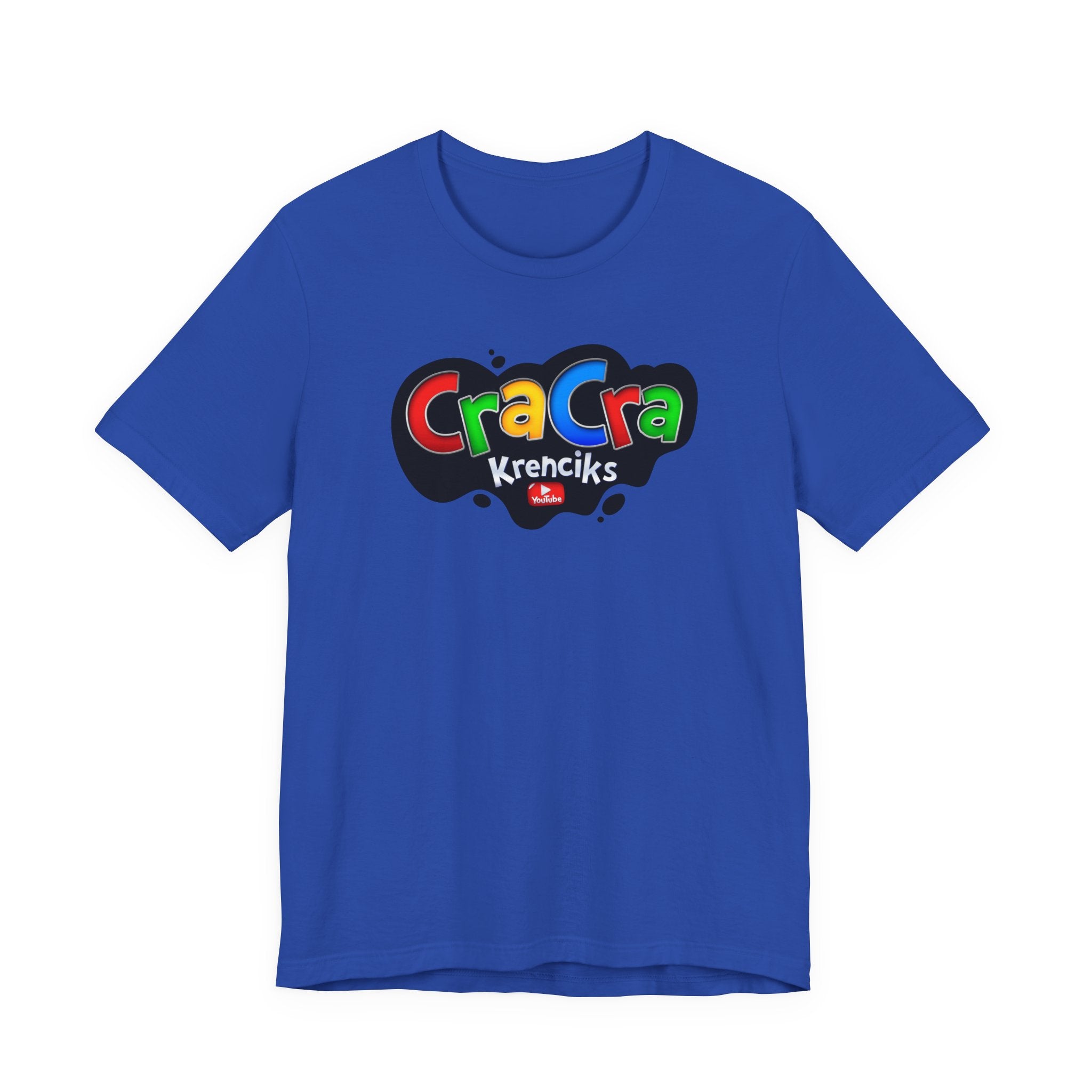 Cra Cra Krencik's YouTube Super Video Game logo T-Shirt Fun Colorful Retro Merch