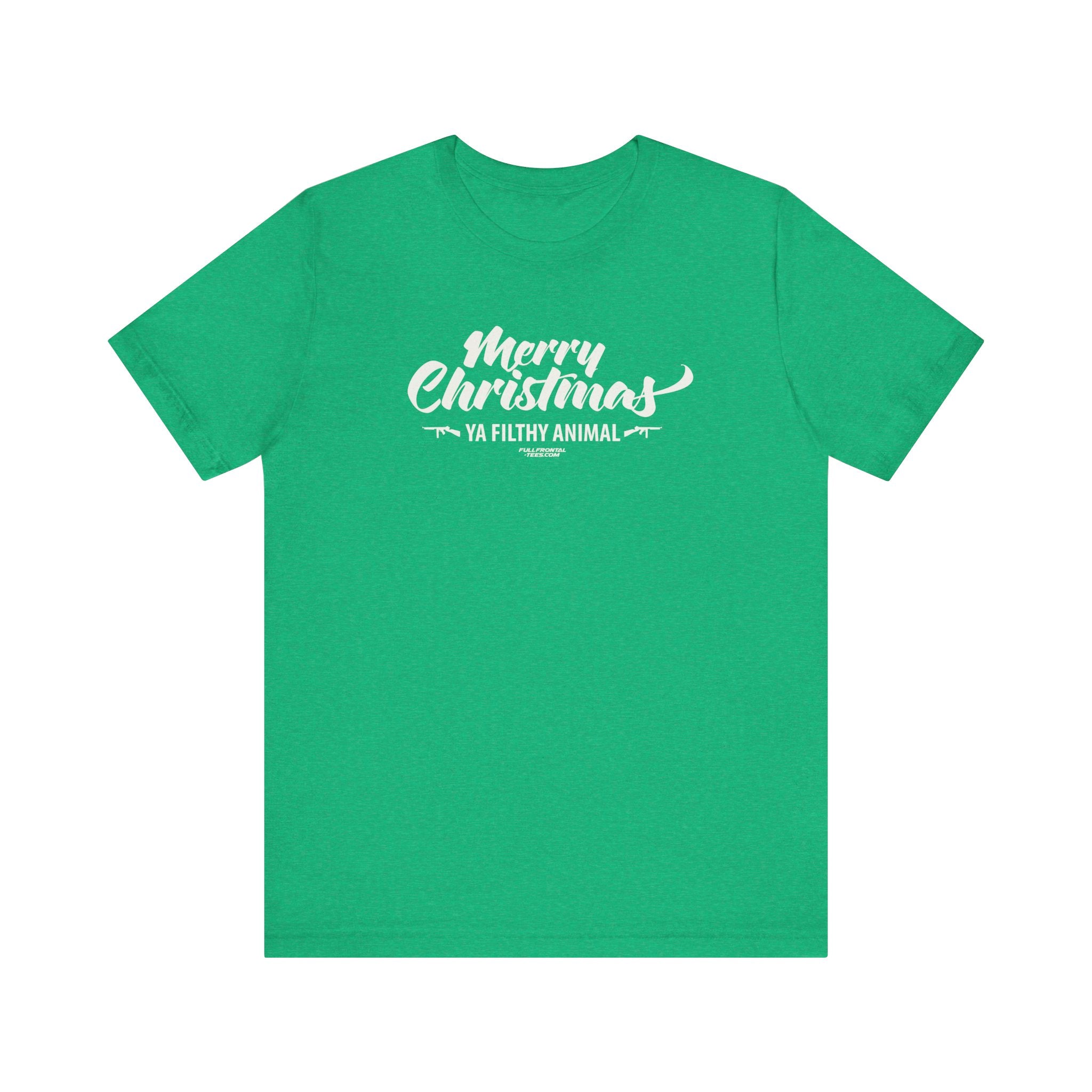 MERRY CHRISTMAS YA FILTHY ANIMAL FUNNY Jersey Short Sleeve T Shirt