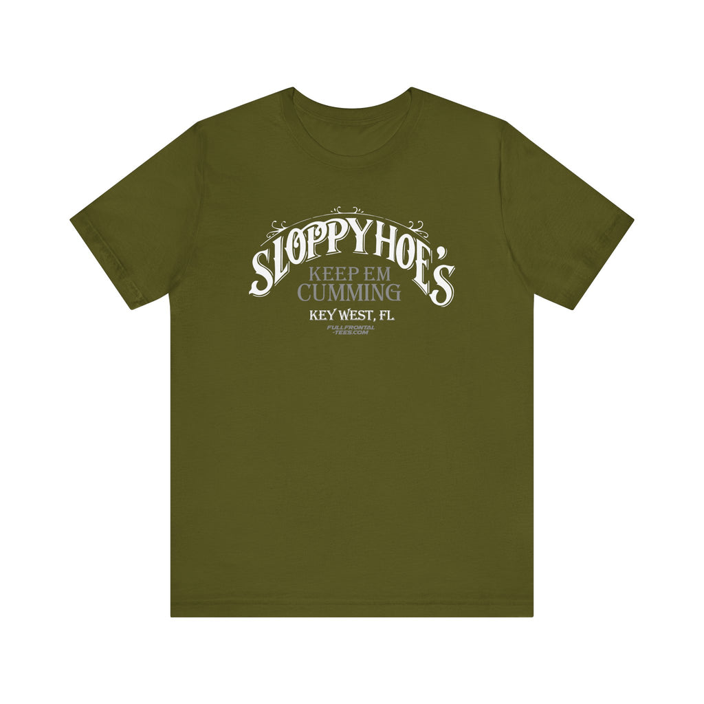 SLOPPY HOES Keep Em Cumming KEY WEST Jersey Short Sleeve T Shirt