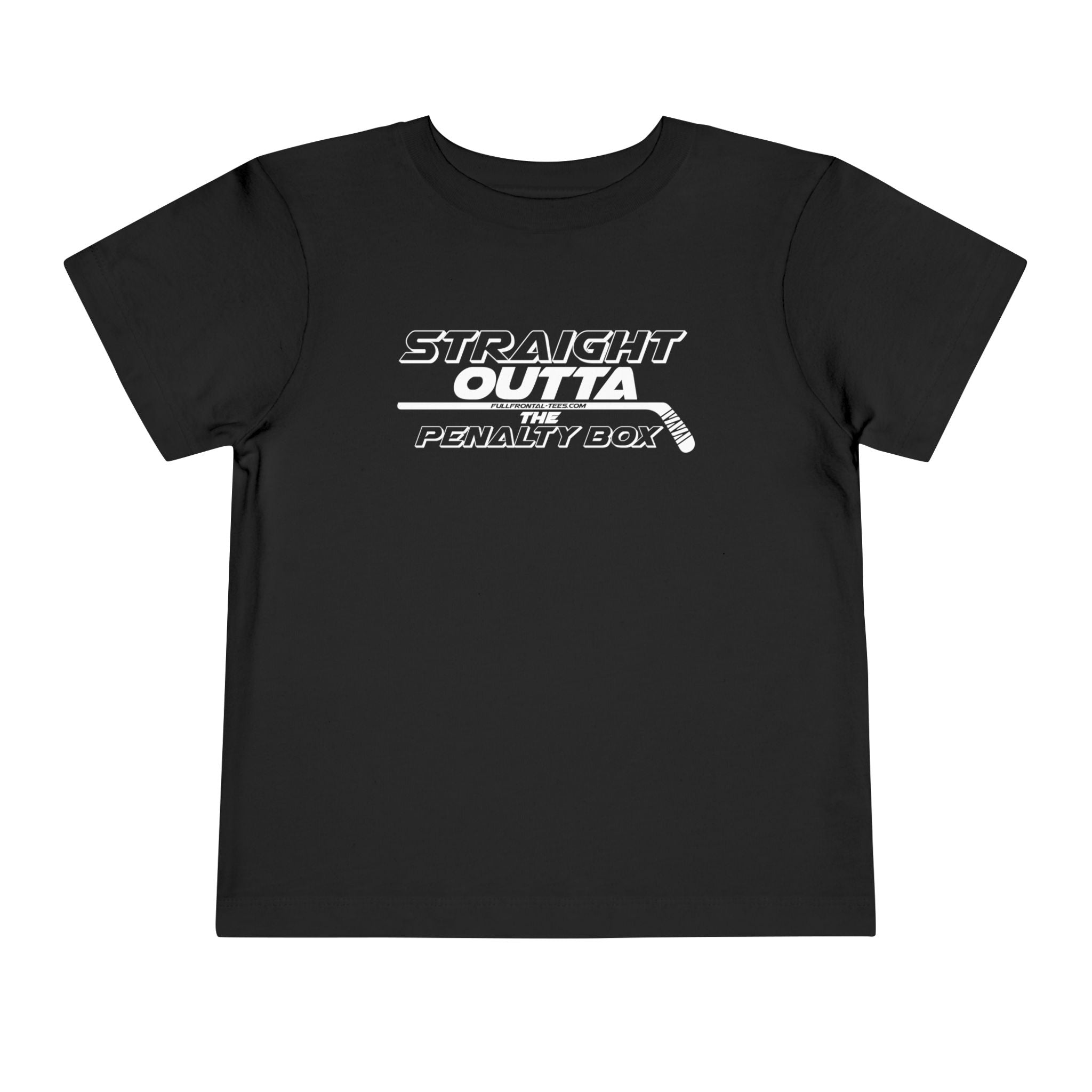 Straight Outta the Penalty Box Toddler Funny Hockey Tee Short Sleeve Shirt
