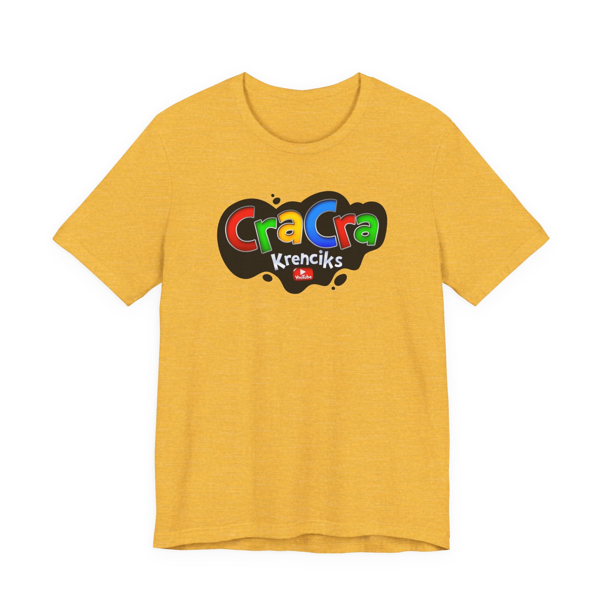 Cra Cra Krencik's YouTube Super Video Game logo T-Shirt Fun Colorful Retro Merch