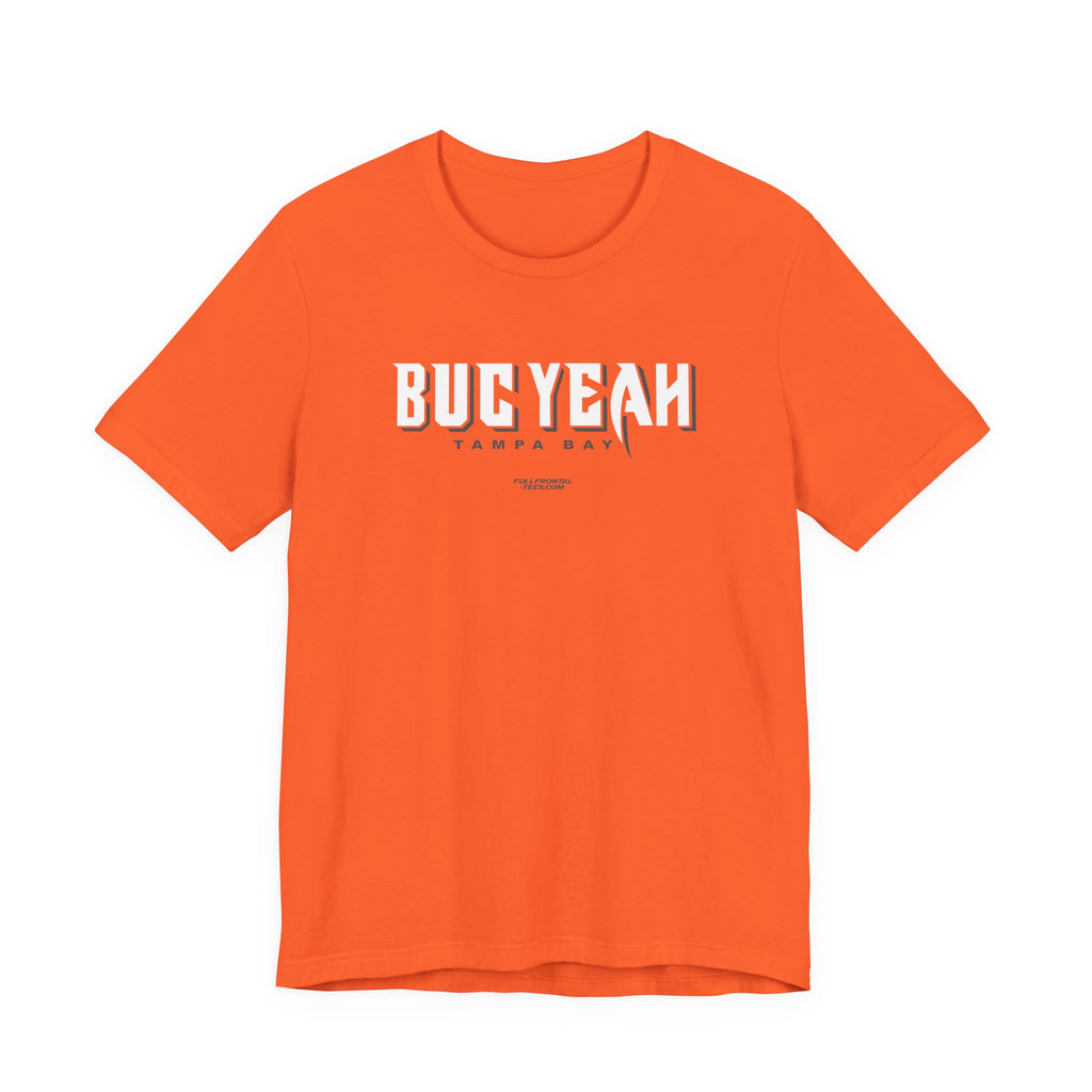 BUC YEAH Tampa Bay Florida Football Jersey Short Sleeve T Shirt