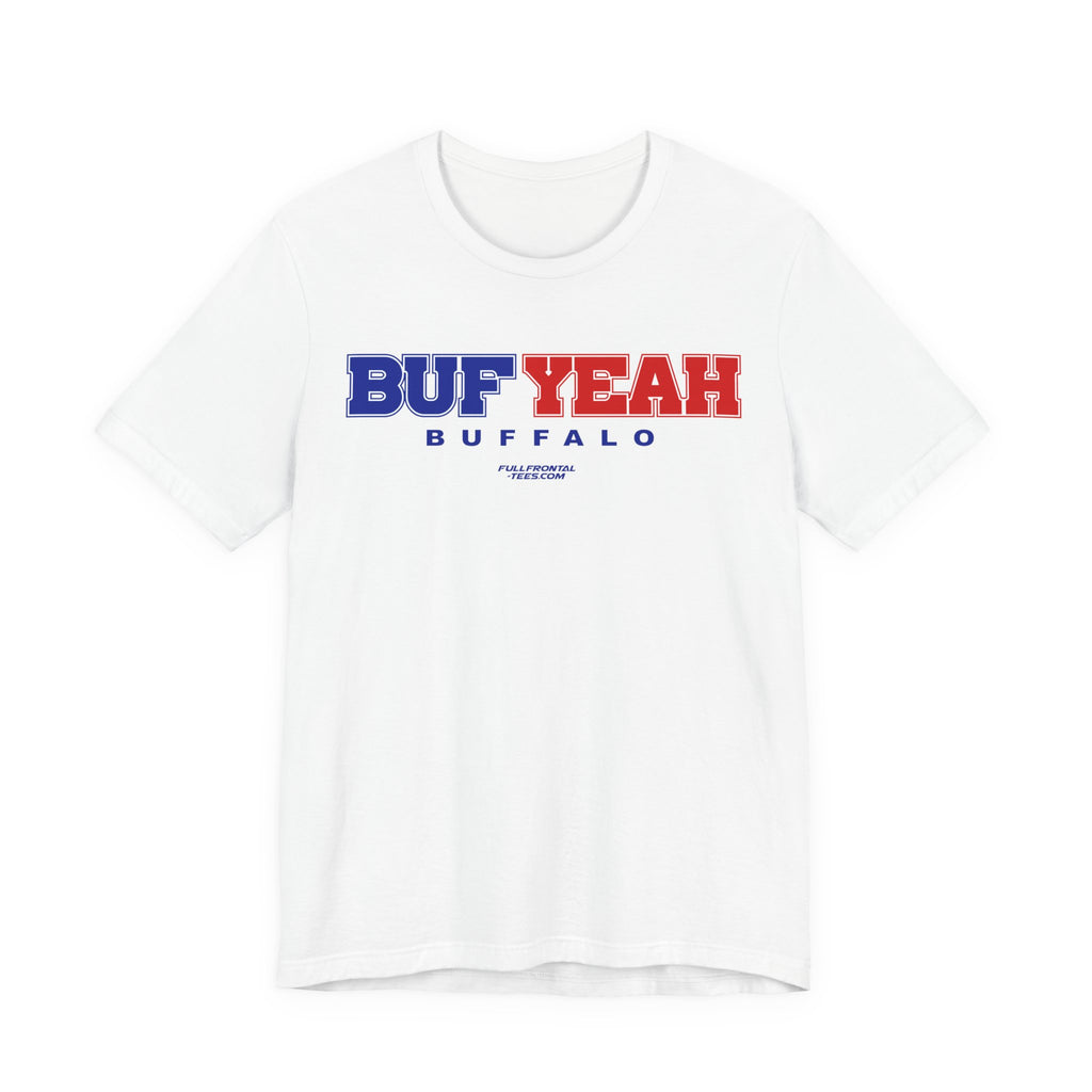 BUF YEAH Buffalo New York Football Jersey Short Sleeve T Shirt