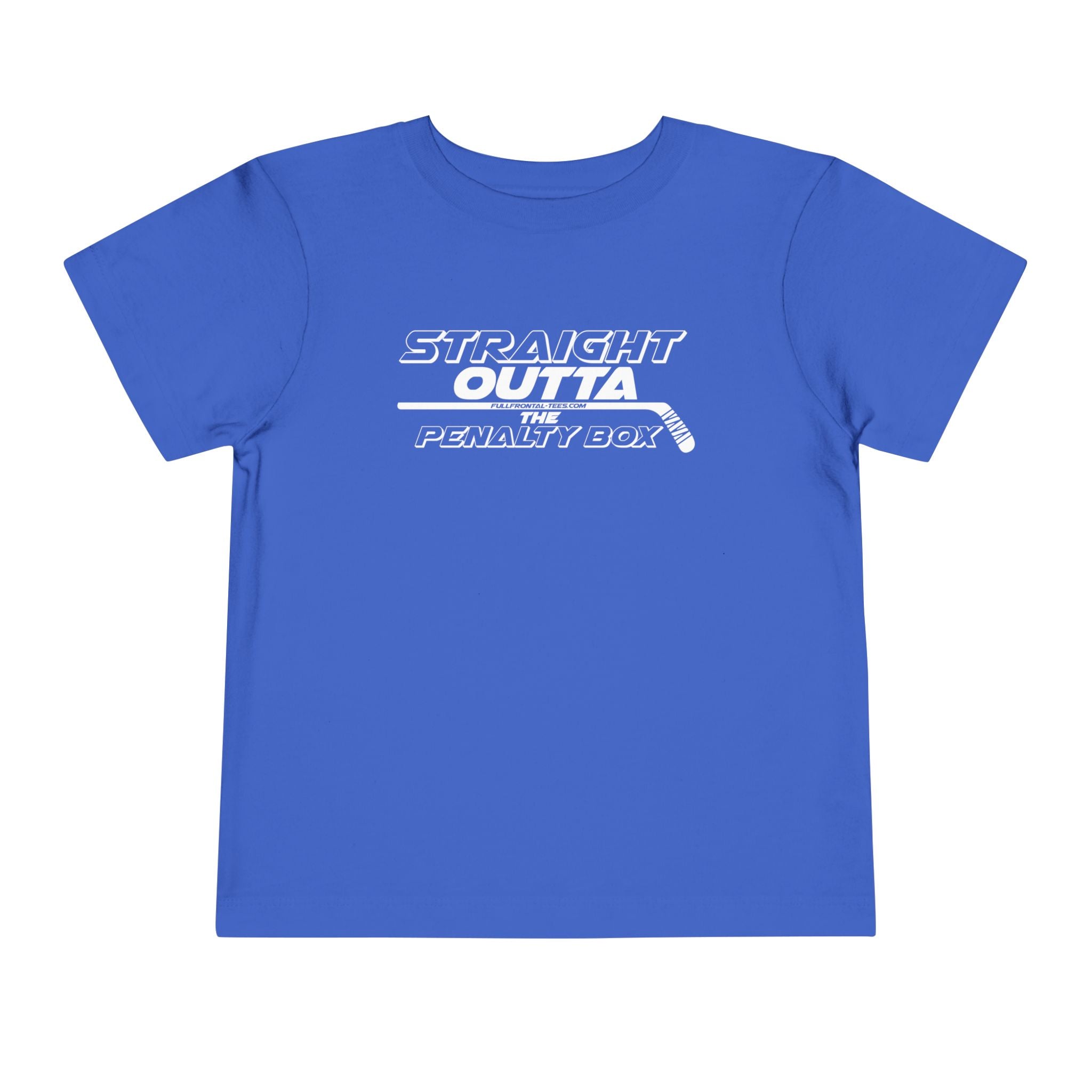 Straight Outta the Penalty Box Toddler Funny Hockey Tee Short Sleeve Shirt