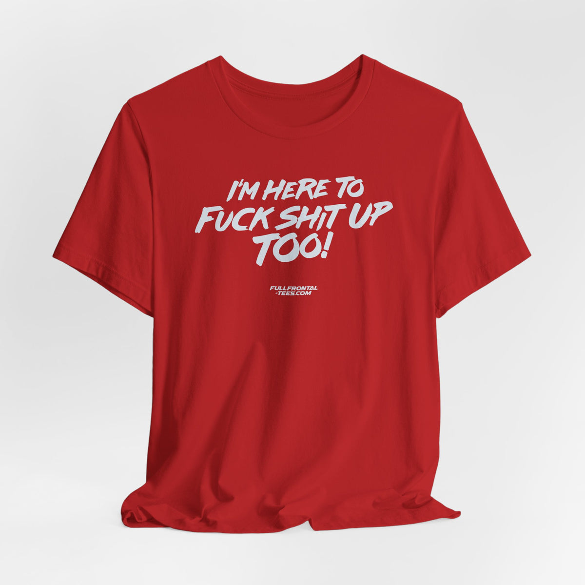 I'M HERE TO FUCK SHIT UP TOO KIDS FUNNY VULGAR T Shirt
