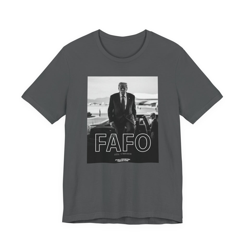 FAFO TRUMP Fuck Around Find Out Funny T-Shirt Short Sleeve Dirty Fathers Day Gift