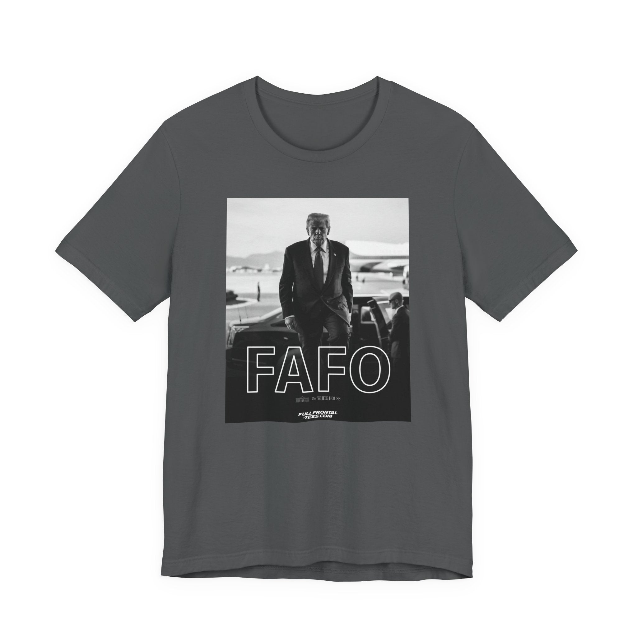 FAFO TRUMP Fuck Around Find Out Funny T-Shirt Short Sleeve Dirty Fathers Day Gift