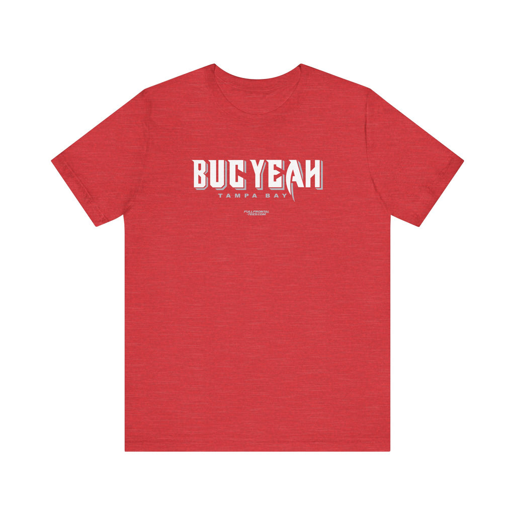BUC YEAH Tampa Bay Florida Football Jersey Short Sleeve T Shirt