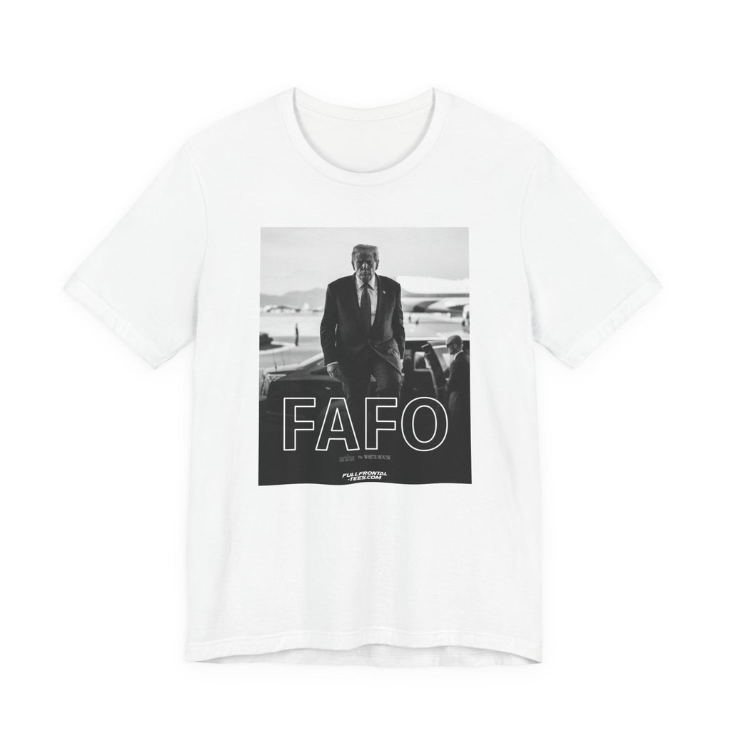 FAFO TRUMP Fuck Around Find Out Funny T-Shirt Short Sleeve Dirty Fathers Day Gift