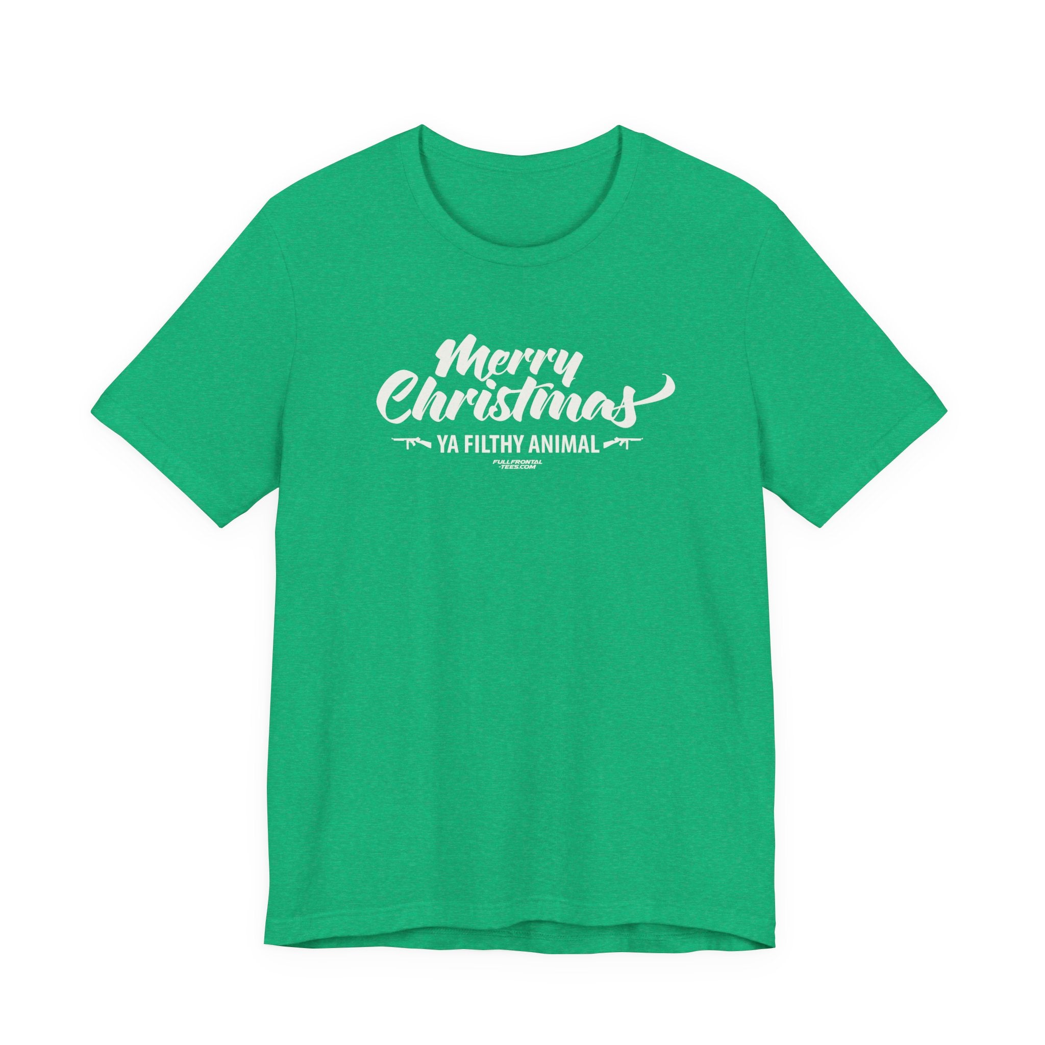 MERRY CHRISTMAS YA FILTHY ANIMAL FUNNY Jersey Short Sleeve T Shirt