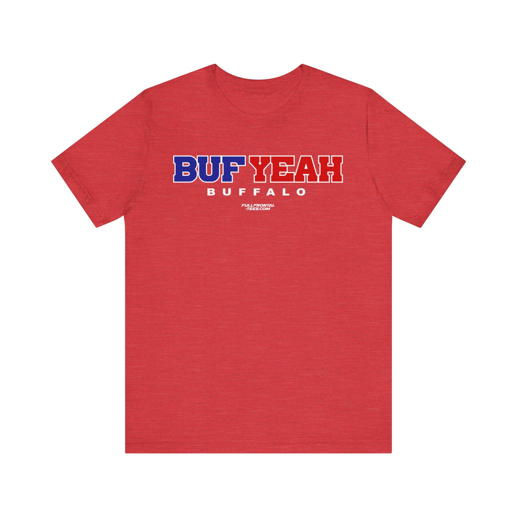 BUF YEAH Buffalo New York Football Jersey Short Sleeve T Shirt