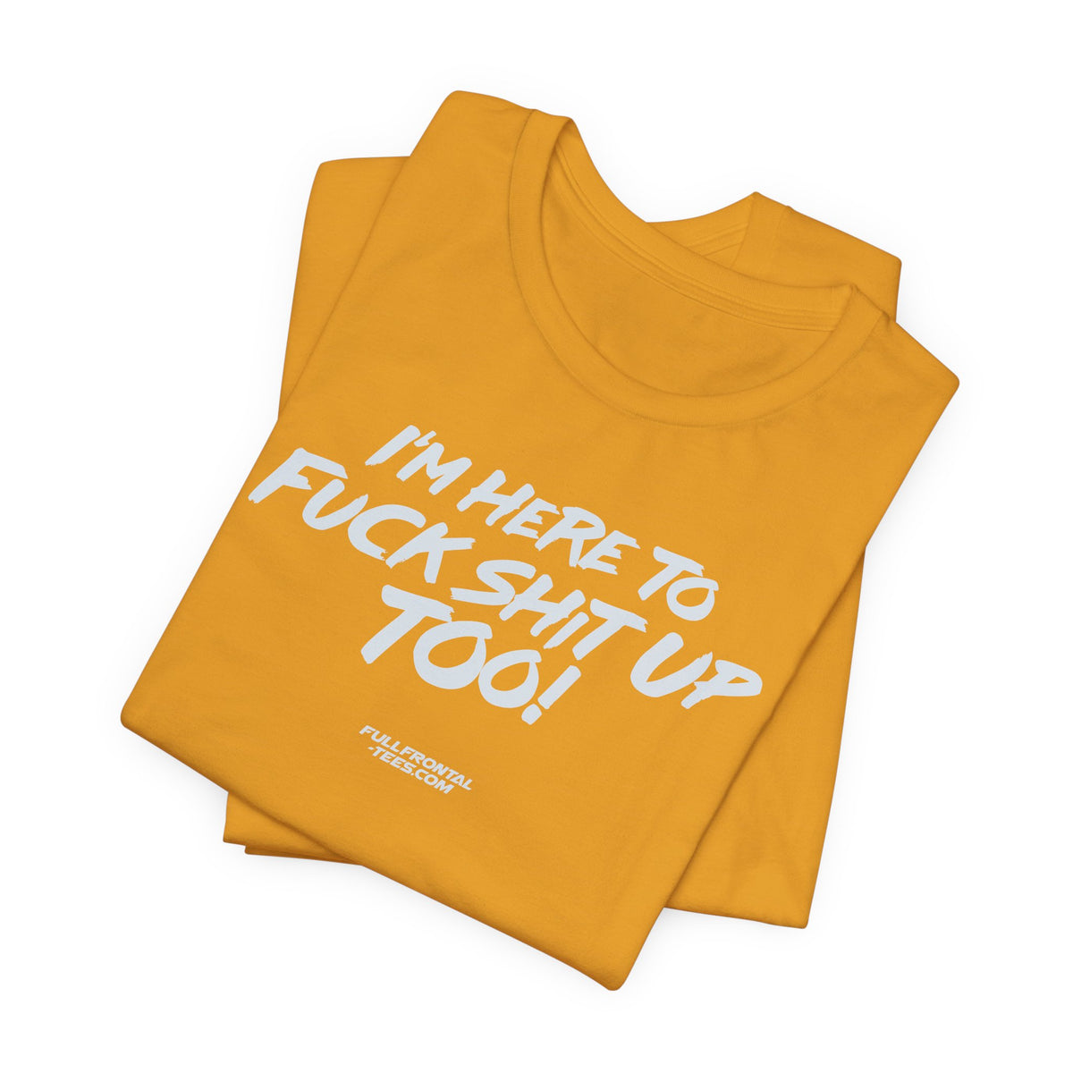 I'M HERE TO FUCK SHIT UP TOO KIDS FUNNY VULGAR T Shirt