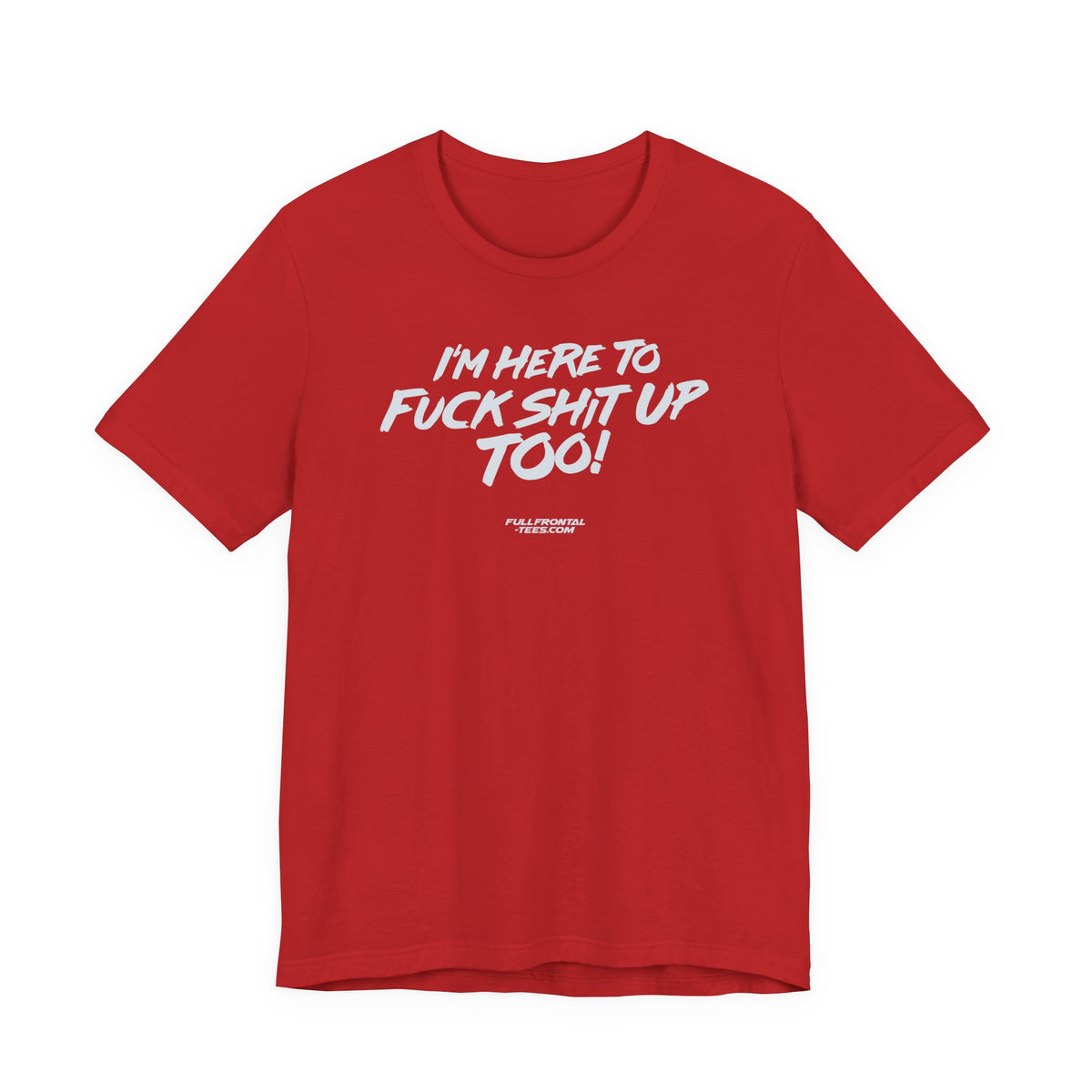 I'M HERE TO FUCK SHIT UP TOO KIDS FUNNY VULGAR T Shirt