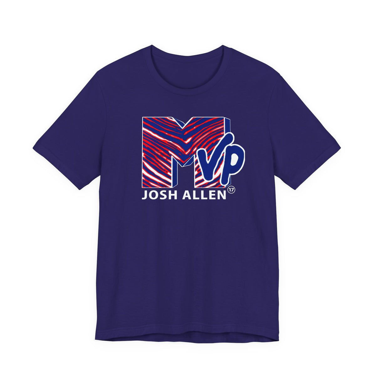 MVP Josh Allen MTV Buffalo Funny Mafia T-Shirt Sports Humor Buffalo Bills Fan Tee