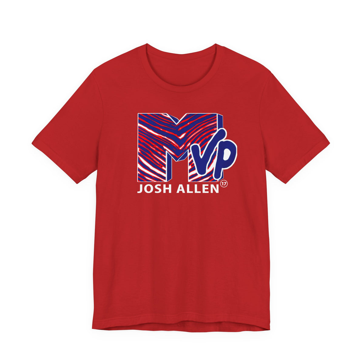 MVP Josh Allen MTV Buffalo Funny Mafia T-Shirt Sports Humor Buffalo Bills Fan Tee